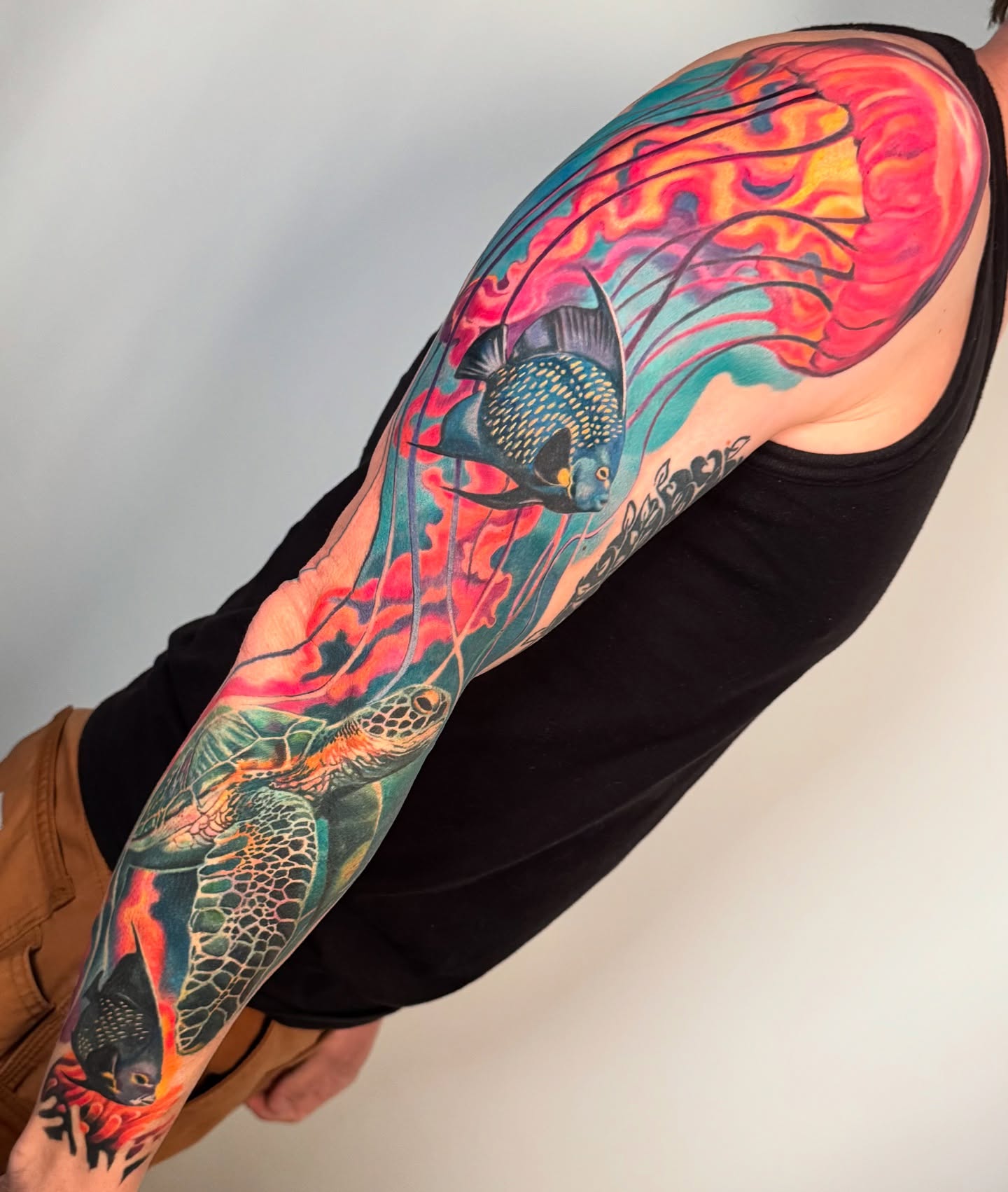 Tattoo by @savsky_tattoo — dotwork, realism