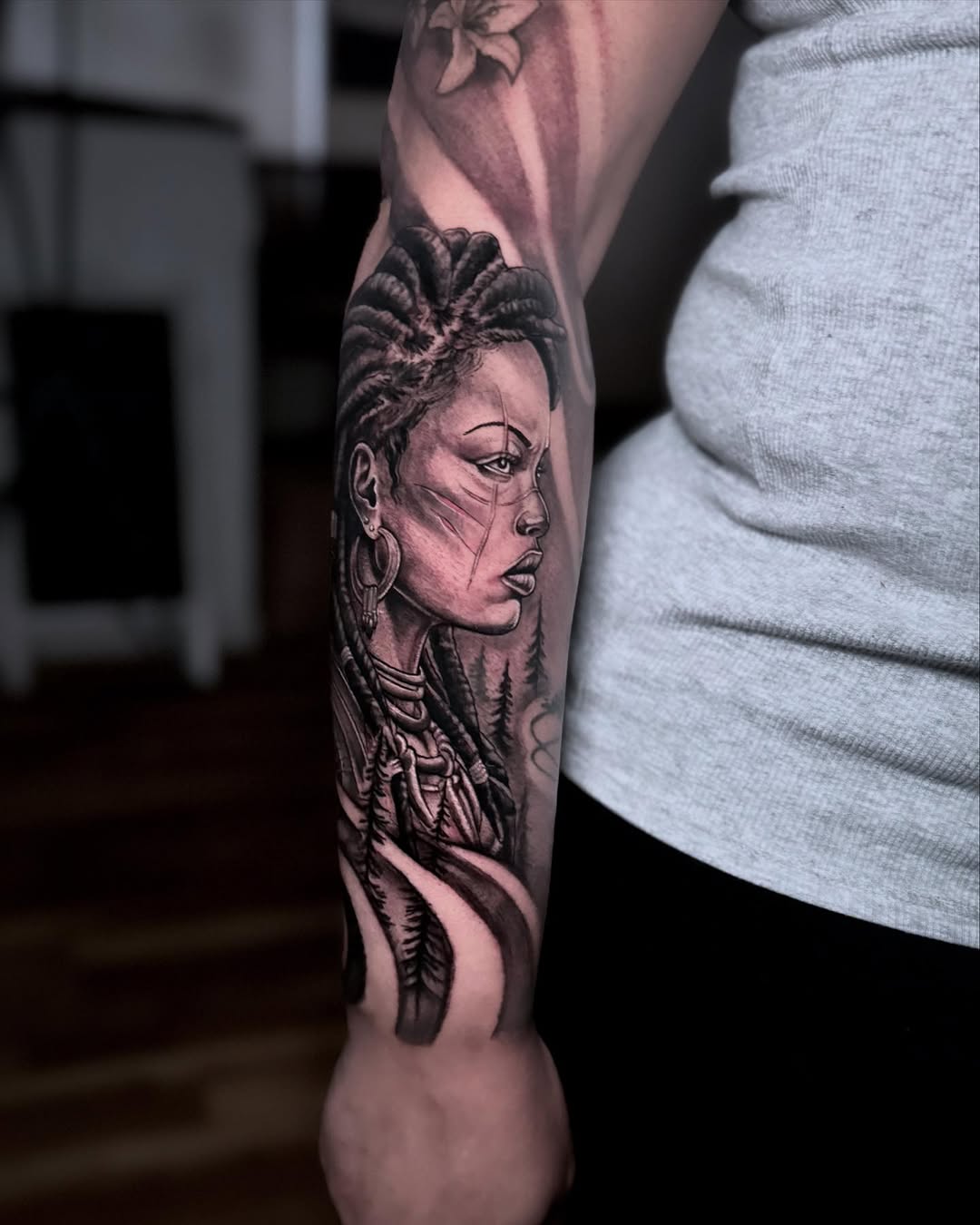 Tattoo by @eldadthegr8 โ realism, black_and_grey