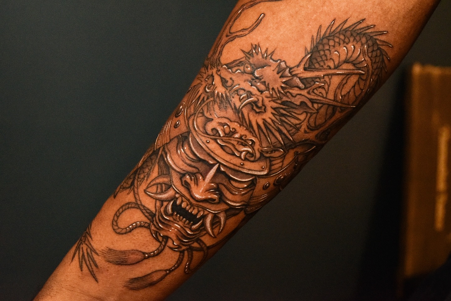 Tattoo by @evian_tat — black_and_grey