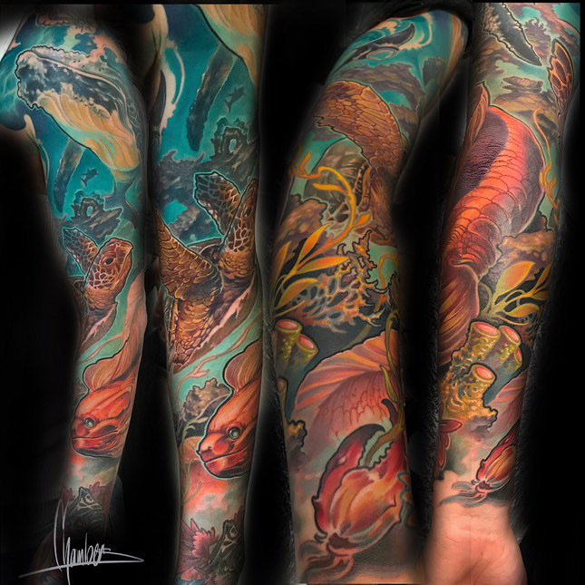 Tattoo by @andechambers — new_school, realism