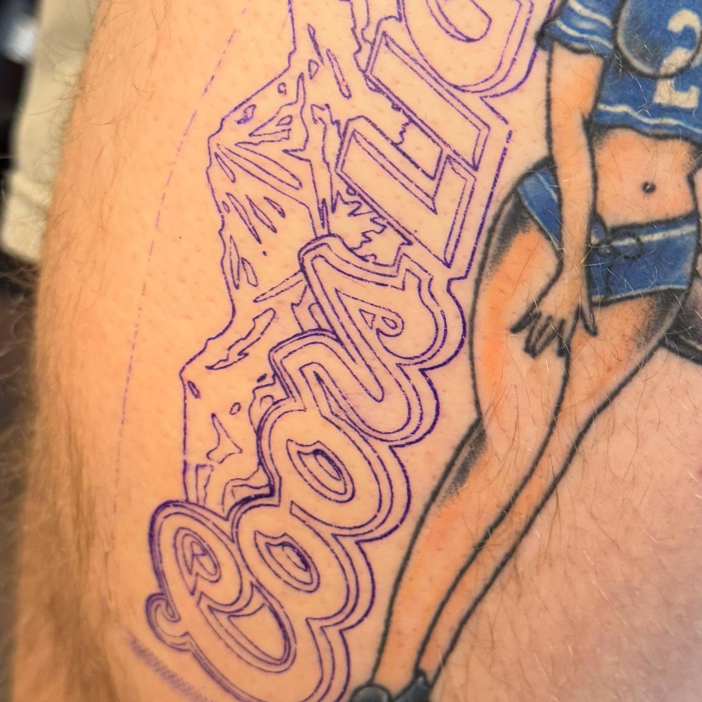 Tattoo by @krasuetattoo — lettering_script