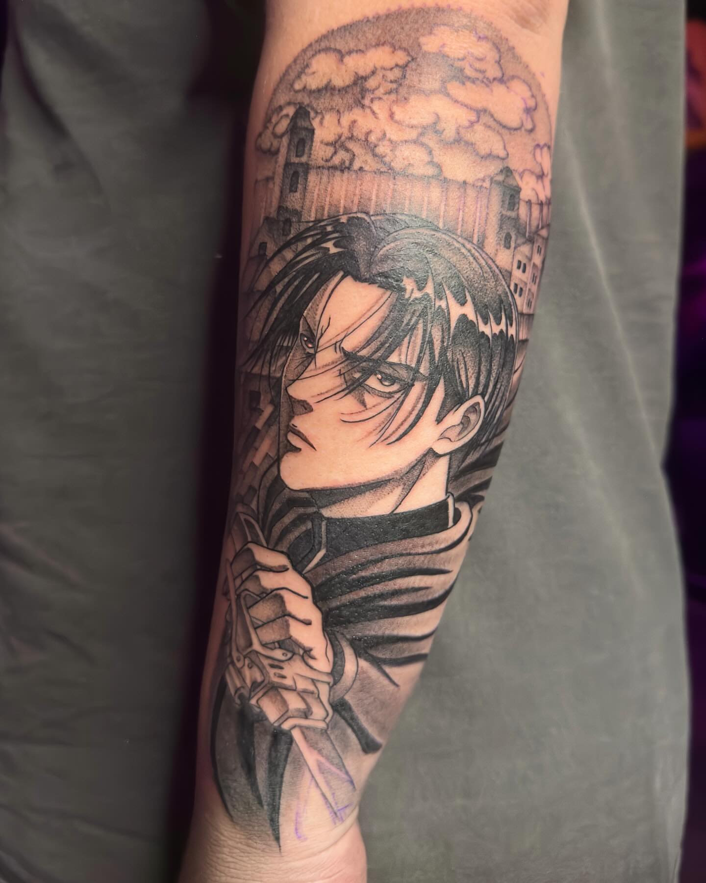 Tattoo by @deaddfred — anime
