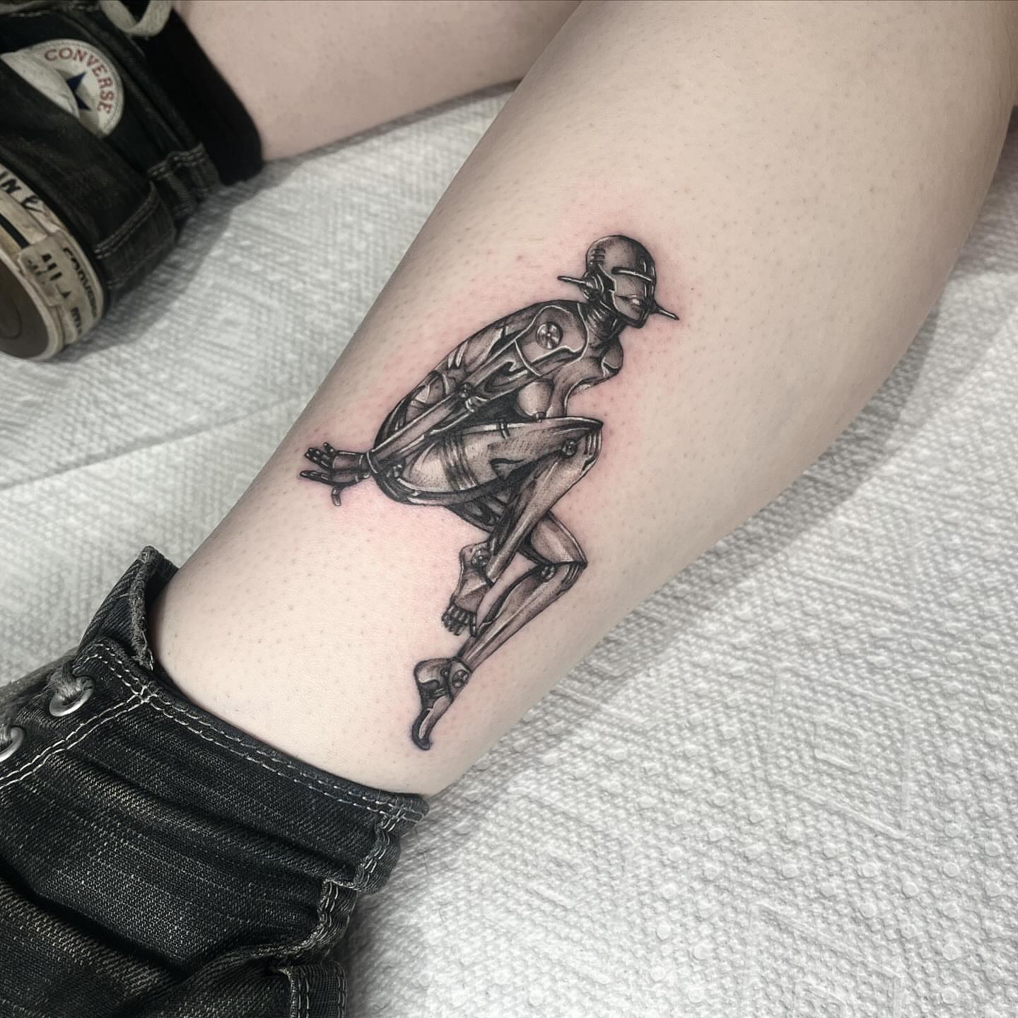 Tattoo by @aurtattoos — black_and_grey