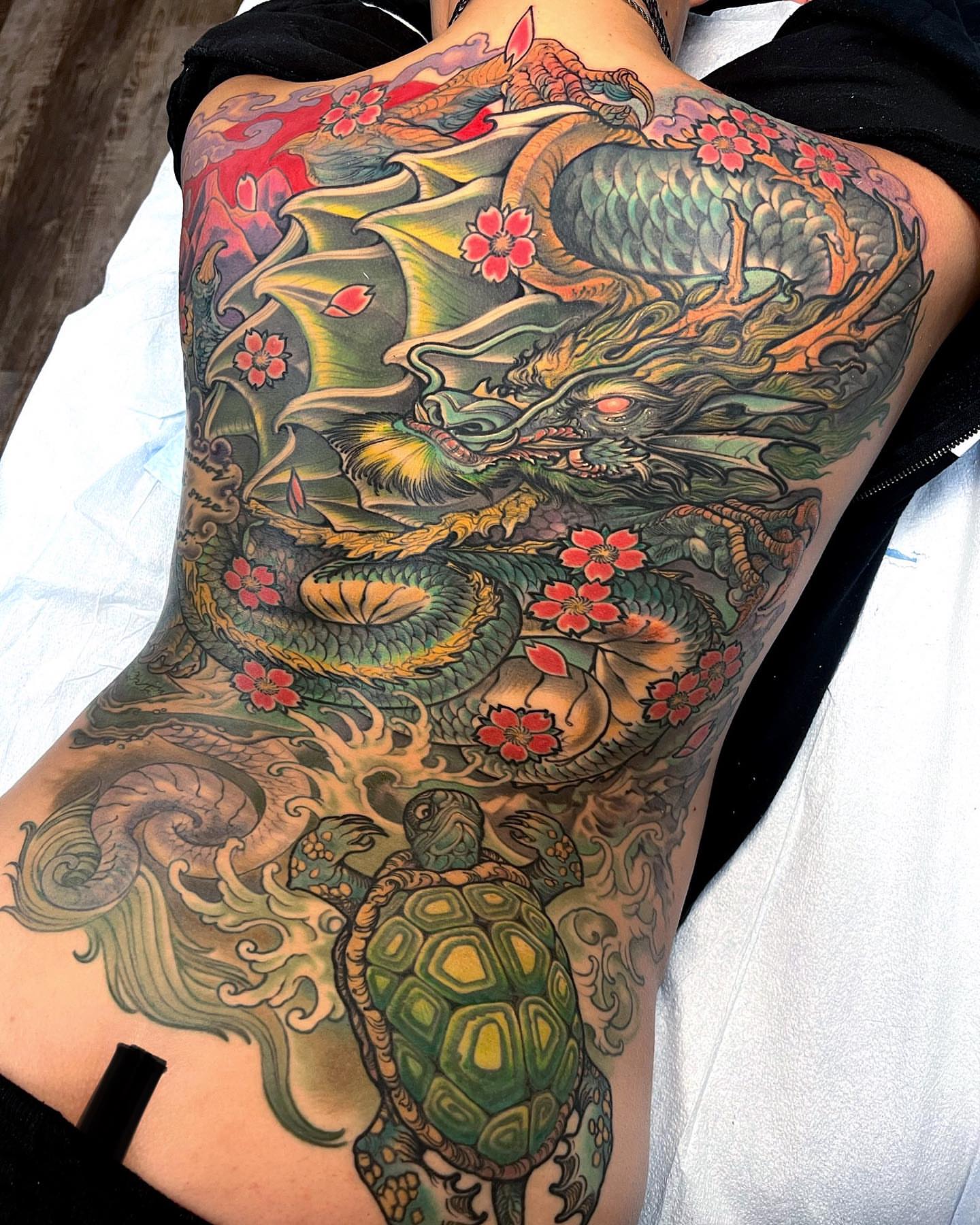 Tattoo by @fredd.chino.tattoos — japanese_irezumi, realism