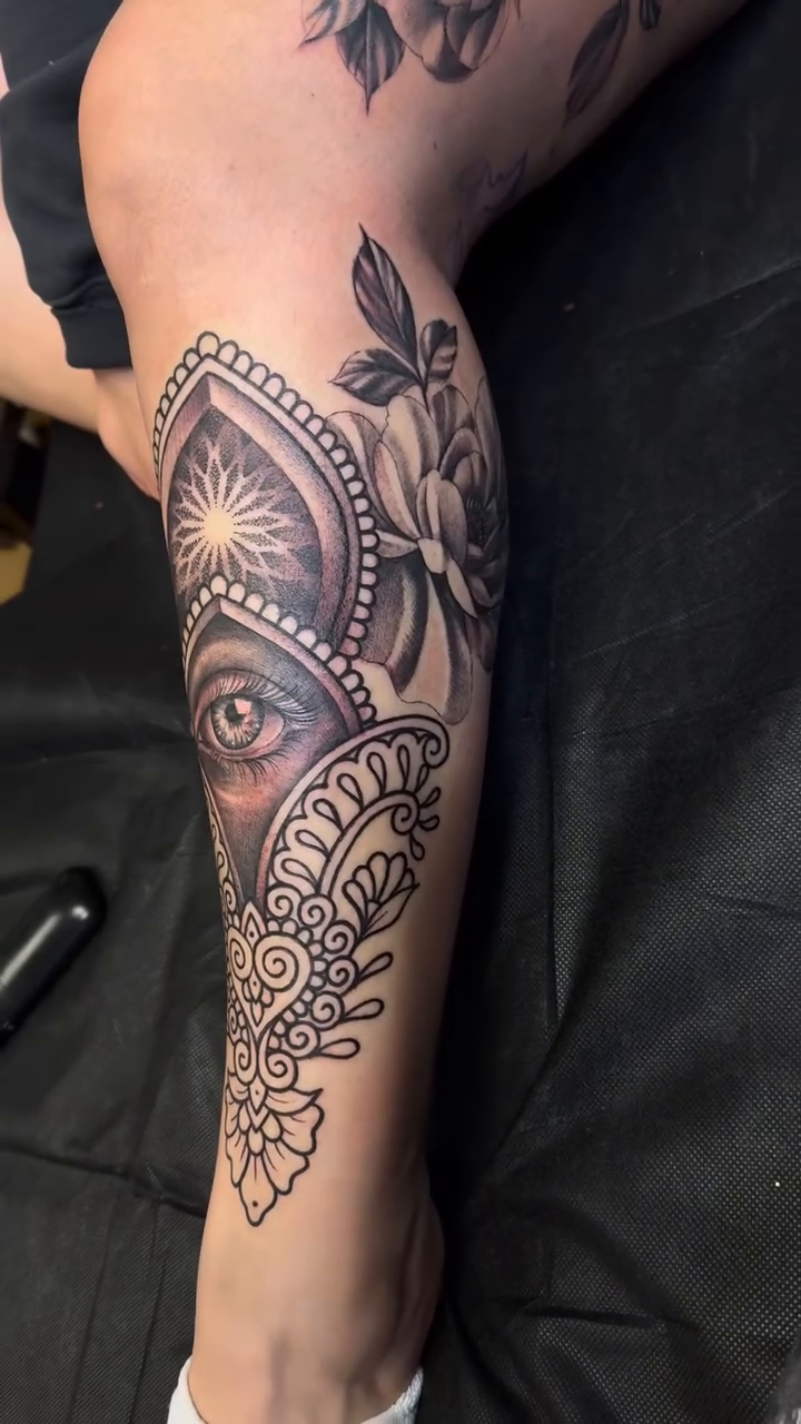 Tattoo by @eugenetatts — geometric, dotwork