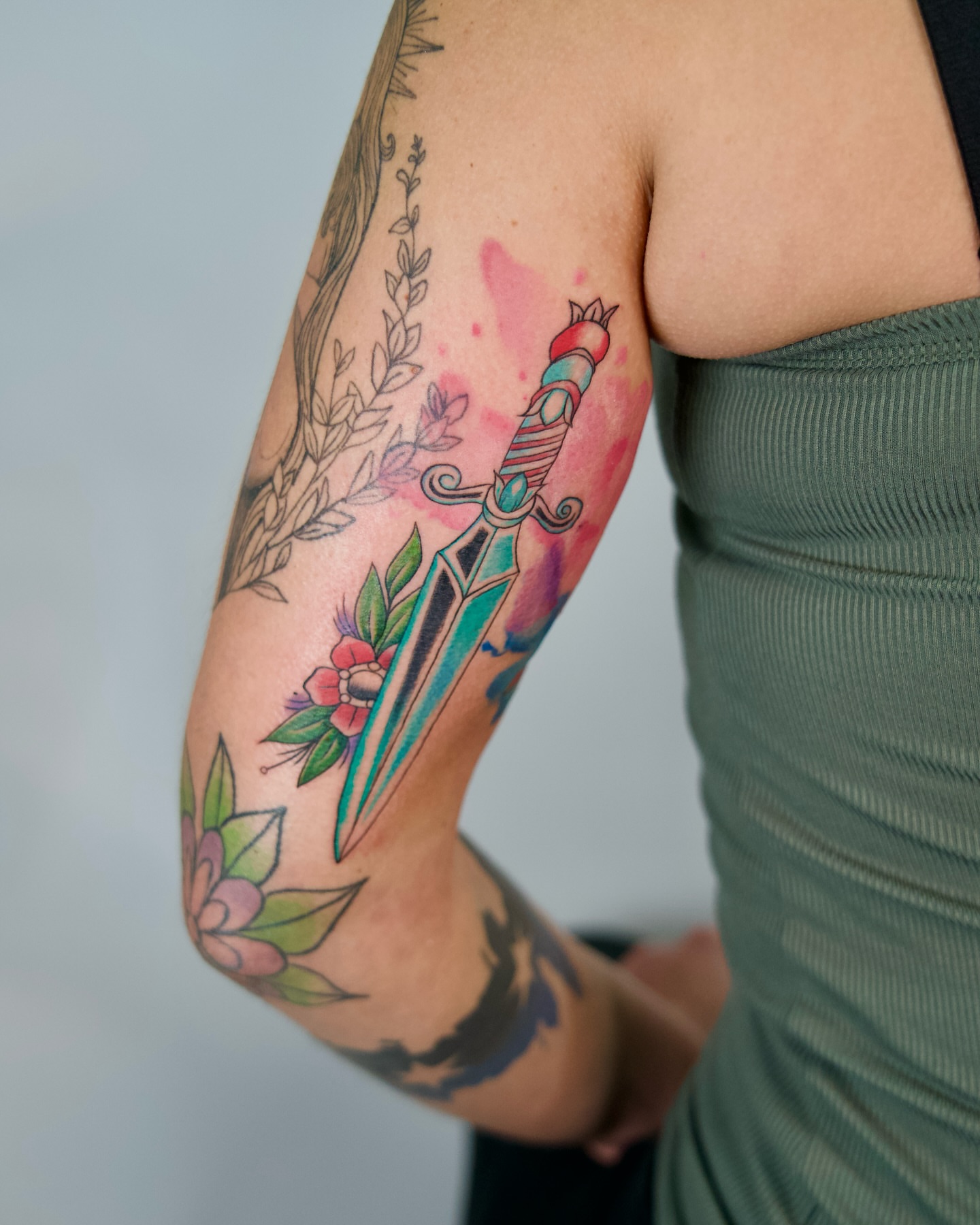 Tattoo by @kodi_tattoo β watercolor, new_school