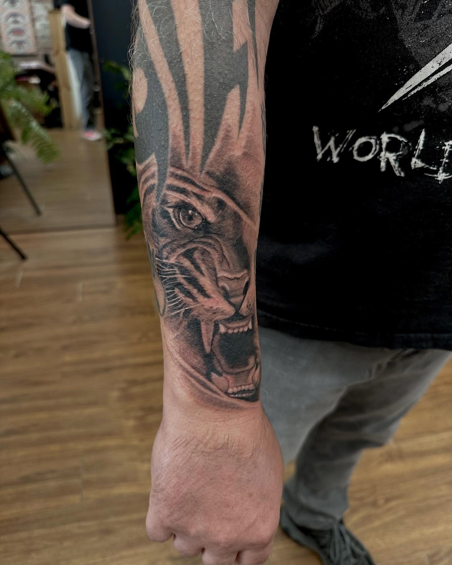 Tattoo by @themooreclan77 — realism, black_and_grey