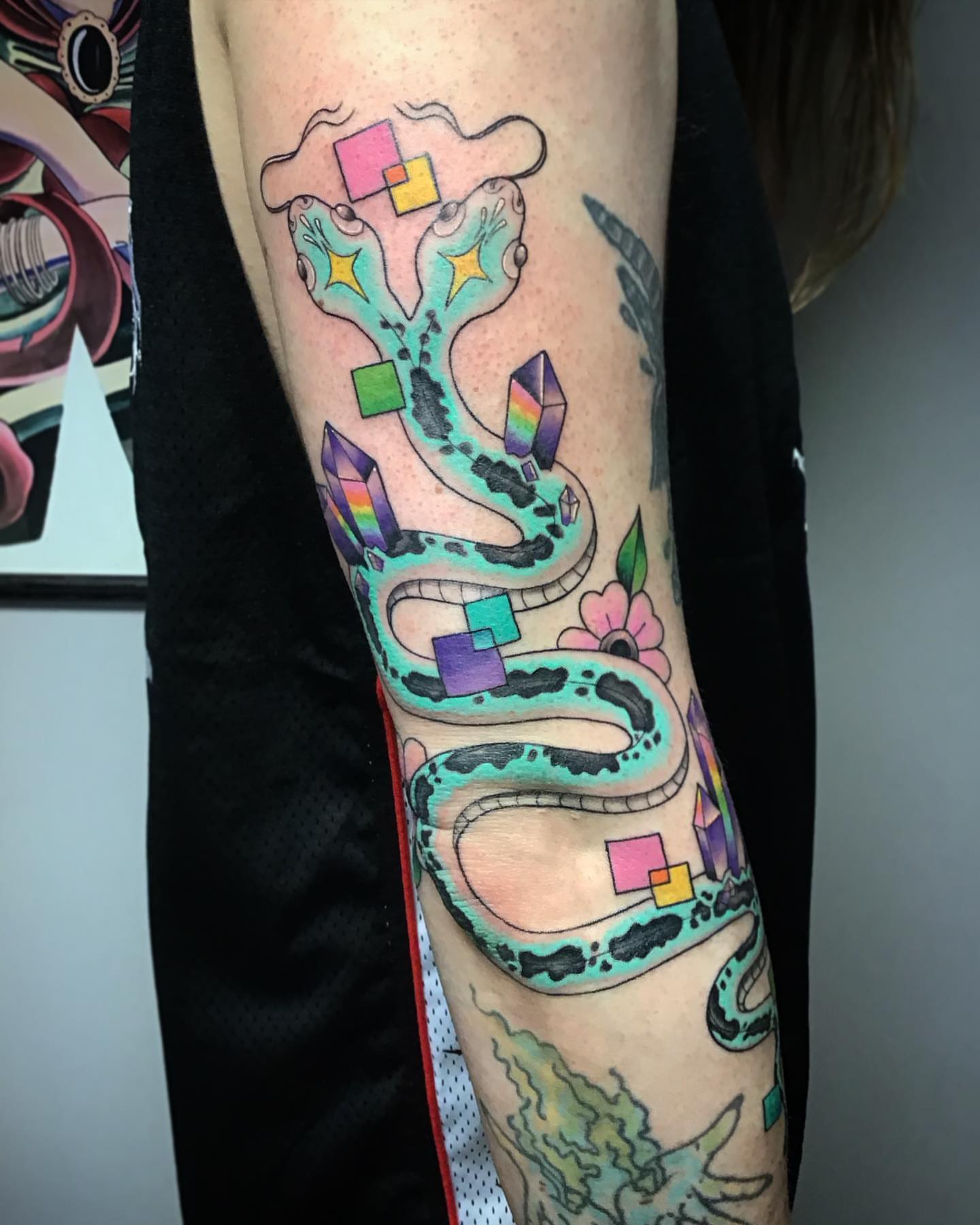 Tattoo by @molly.tattoos — new_school, geometric