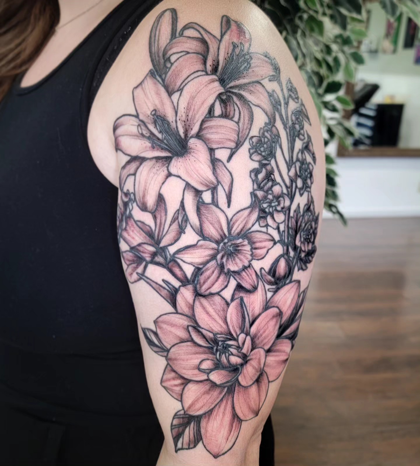 Tattoo by @jeremylaflammetattoos — realism, dotwork