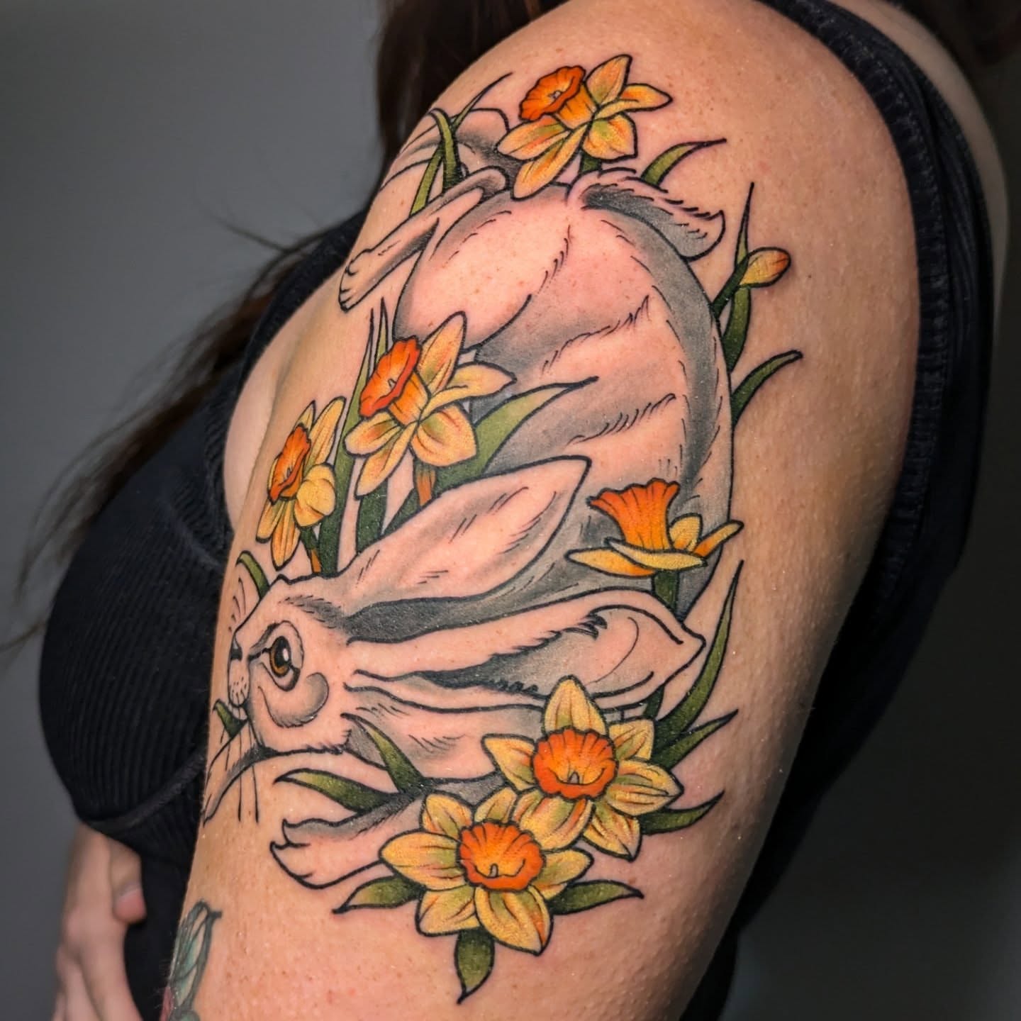 Tattoo by @ellietattoos — american_traditional, realism