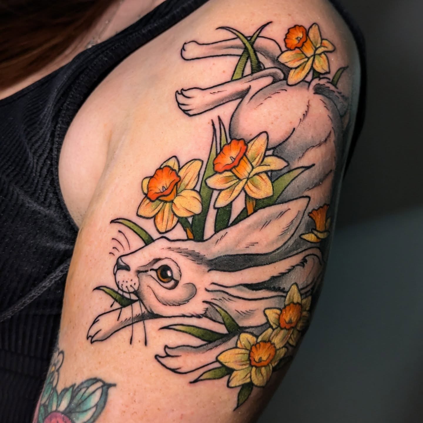 Tattoo by @ellietattoos — american_traditional, realism
