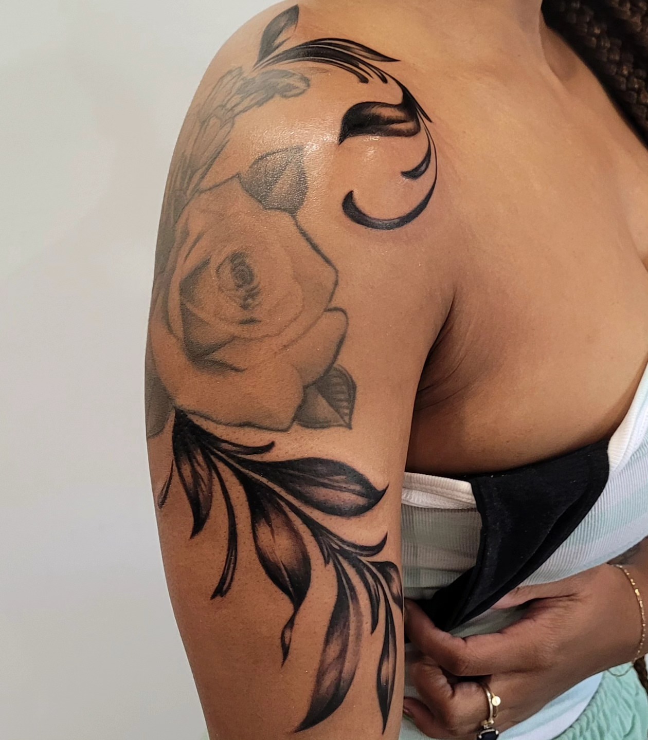 Tattoo by @infiniteink_tattoocollective — black_and_grey