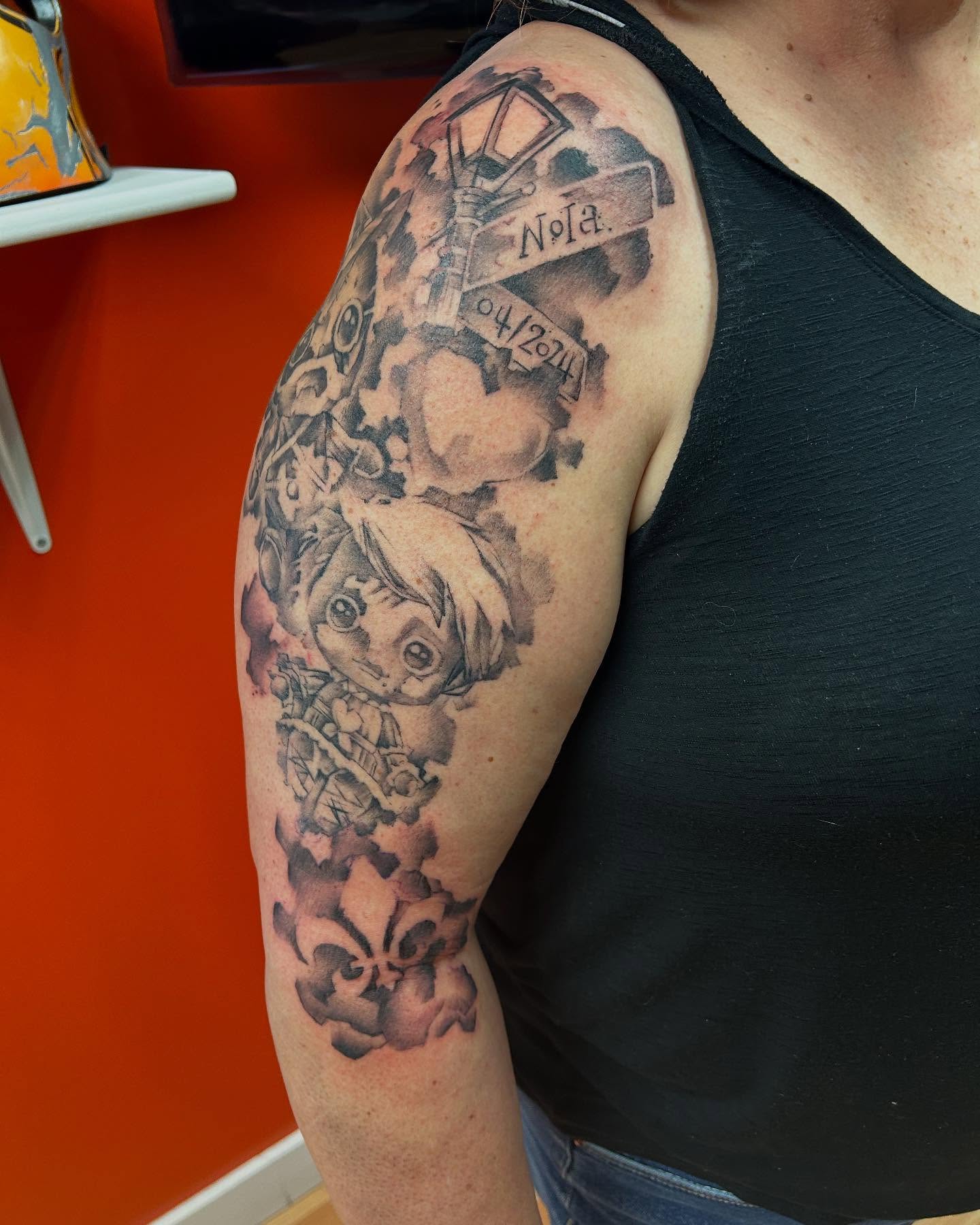 Tattoo by @chris_renaissancetattoos — black_and_grey, realism
