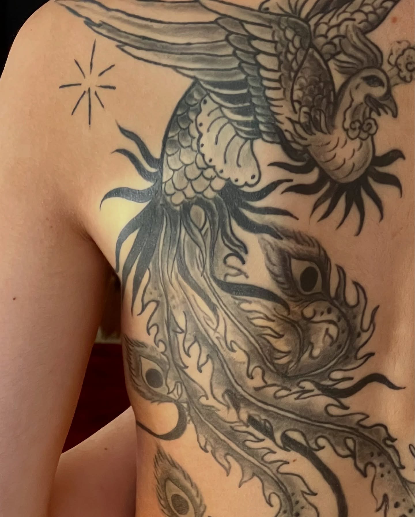 Tattoo by @misselviatattoo β black_and_grey