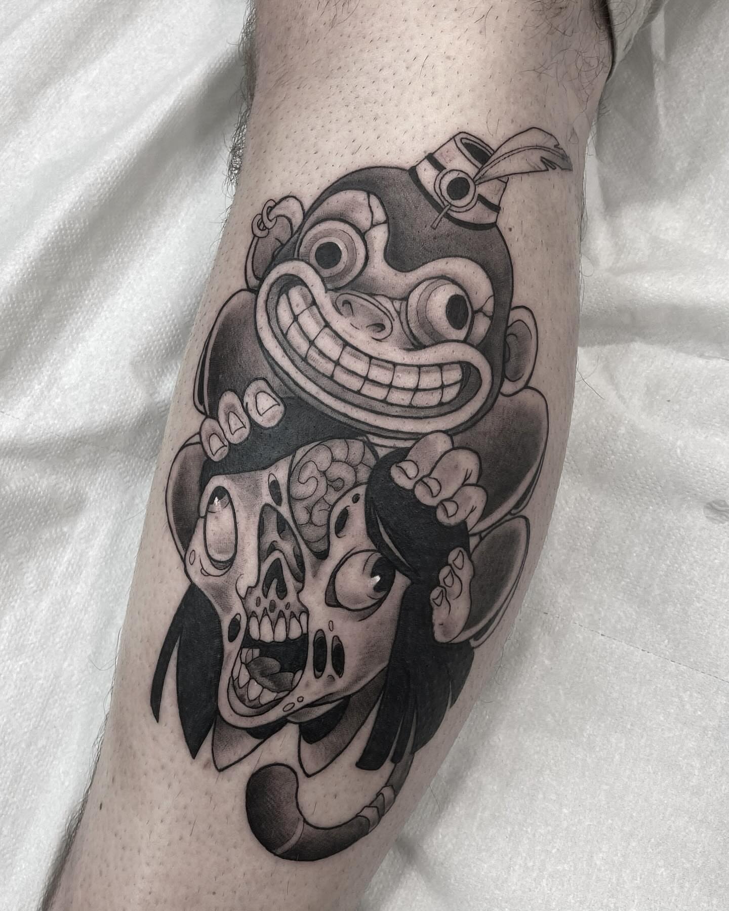 Tattoo by @suba_tattoo — black_and_grey