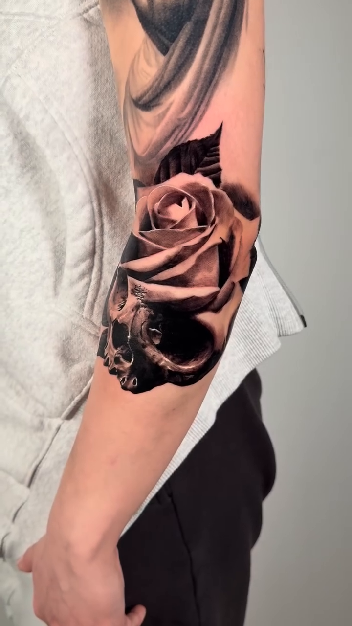 Tattoo by @m.bakerink — realism, black_and_grey