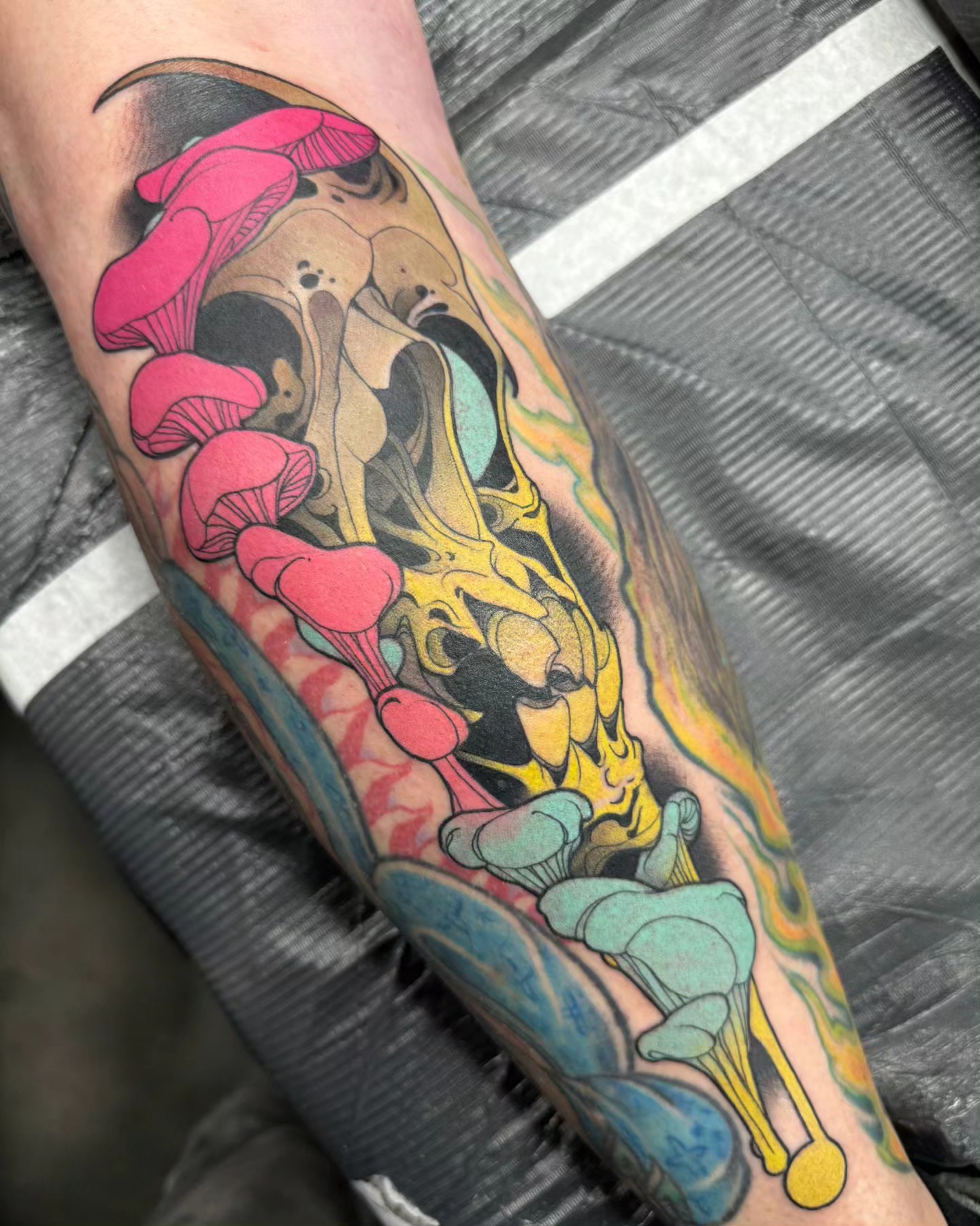 Tattoo by @sacred_crow — new_school, illustrative