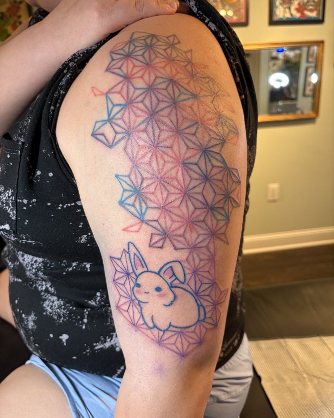 Tattoo by @jackie_tattoos — geometric