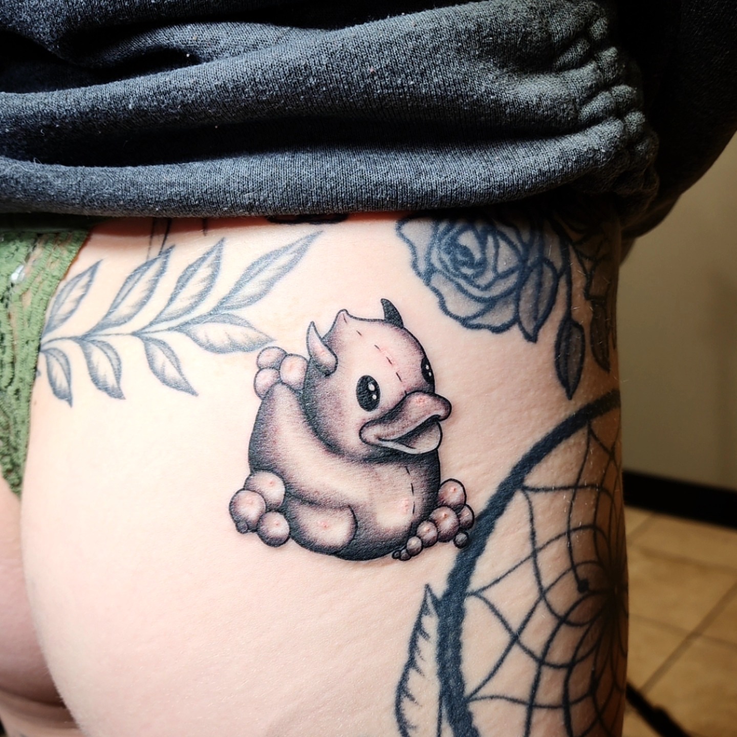 Tattoo by @dunebuggybobby — dotwork, realism