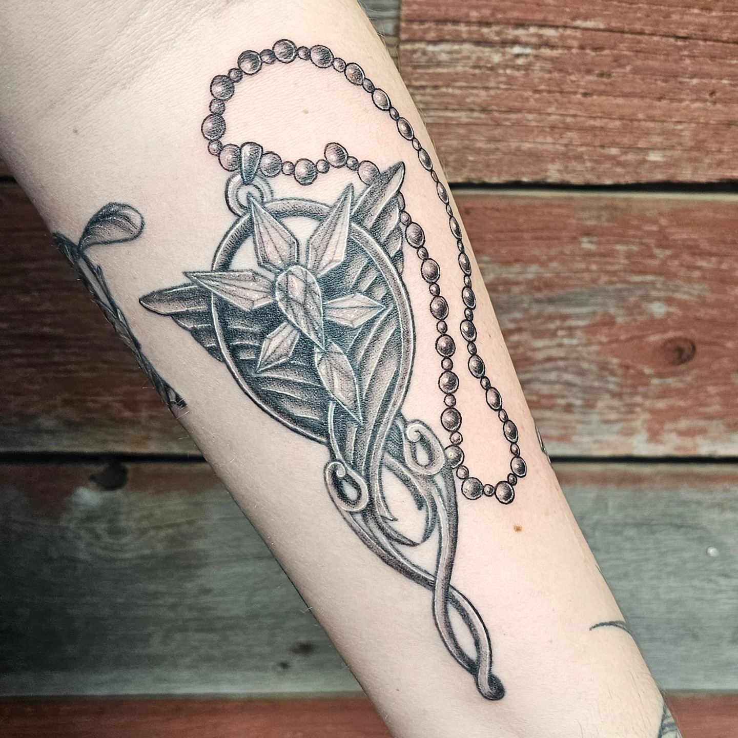 Tattoo by @plaidbear_designco — black_and_grey