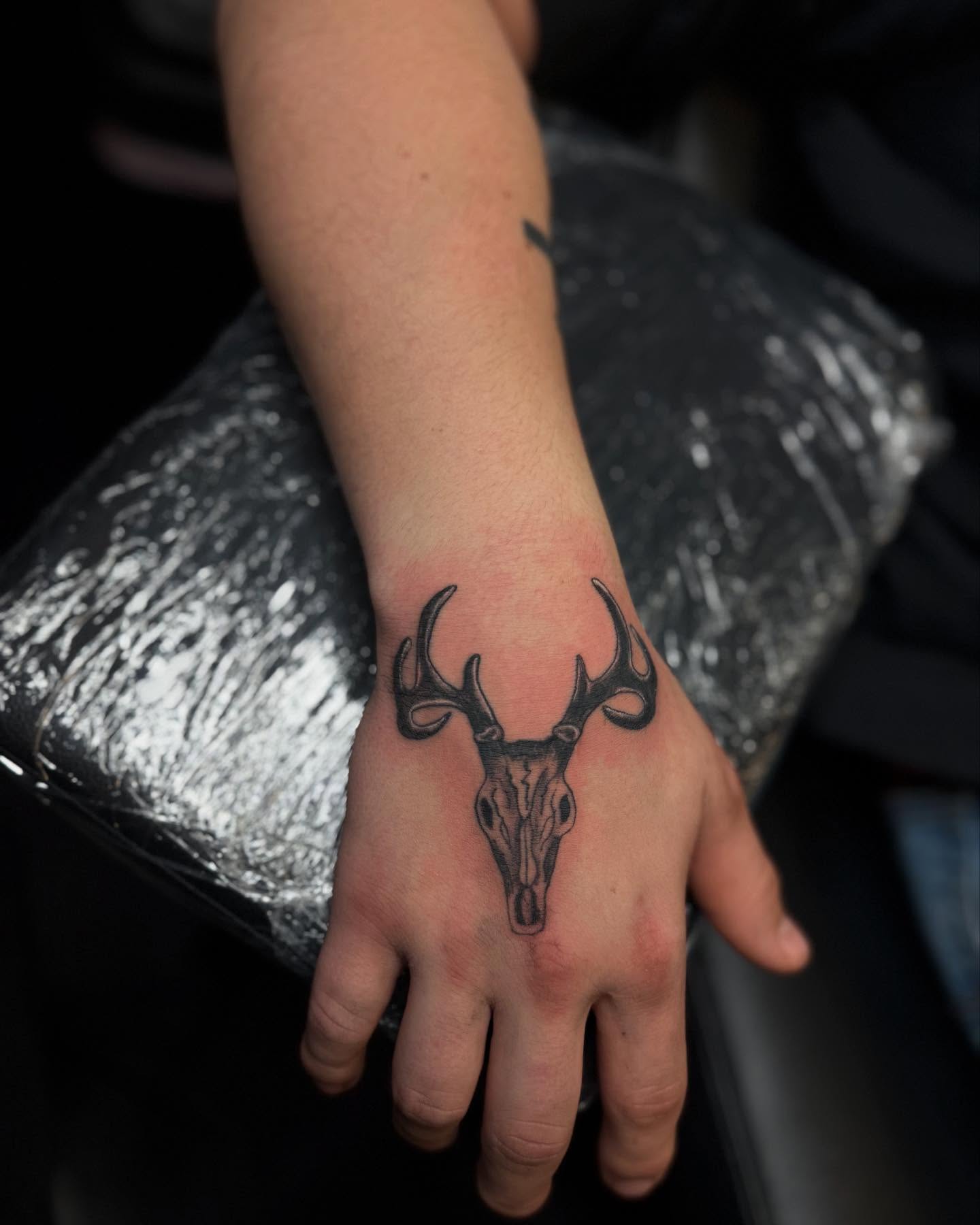 Tattoo by @glockontop — black_and_grey