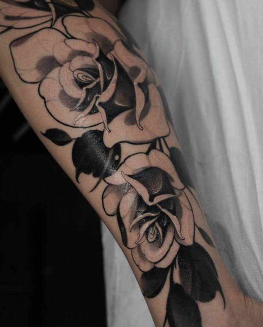 Tattoo by @tattoosbyale_ — black_and_grey, realism