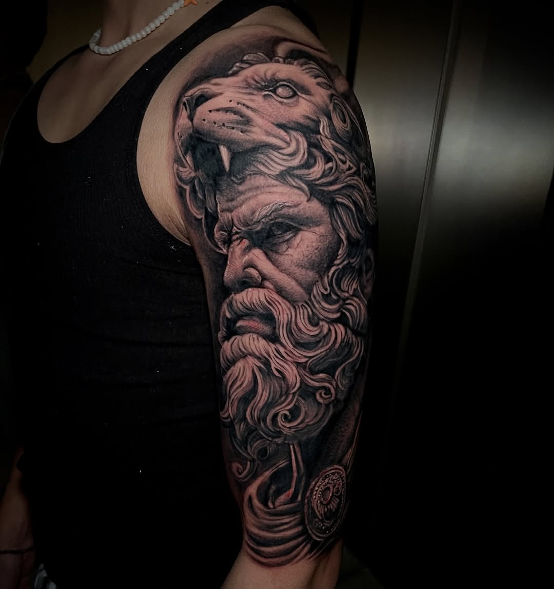 Tattoo by @rodomaciel — realism, black_and_grey