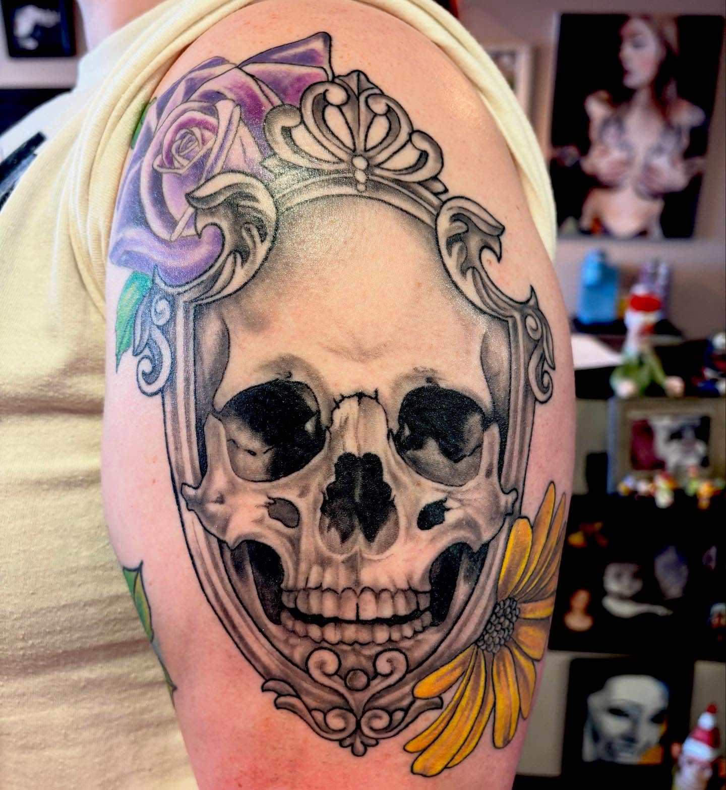 Tattoo by @cynicalprick — realism, ornamental