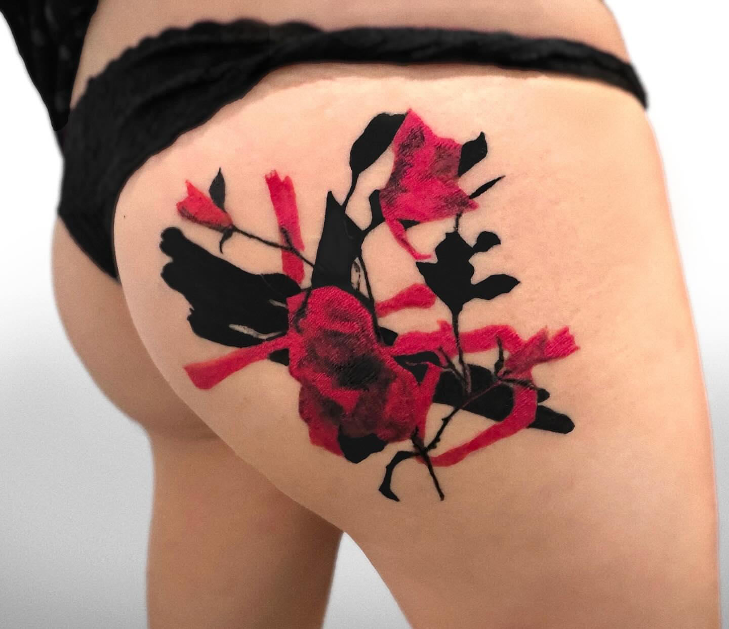 Tattoo by @effacermonexistence — black_and_grey