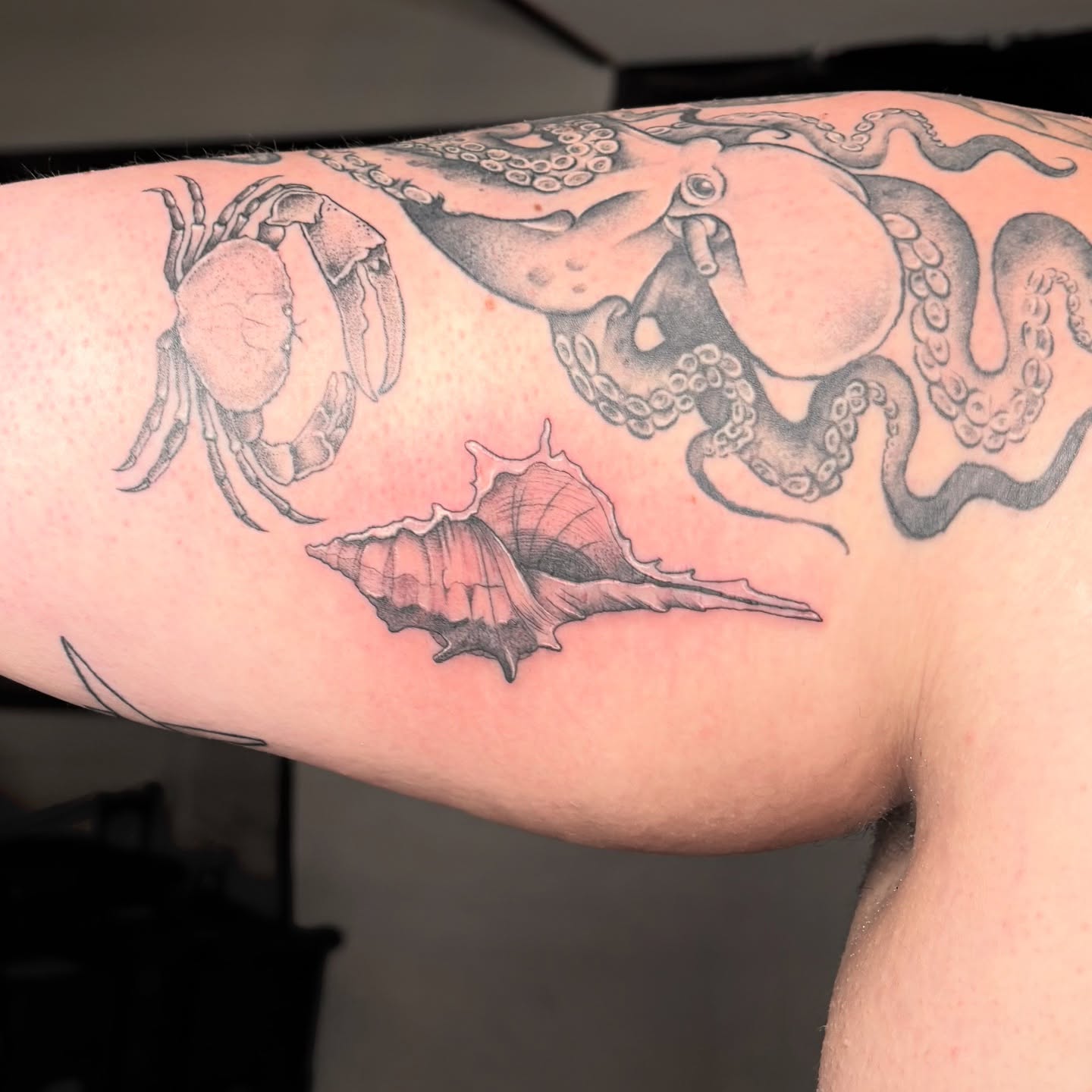 Tattoo by @amberntattoos — black_and_grey