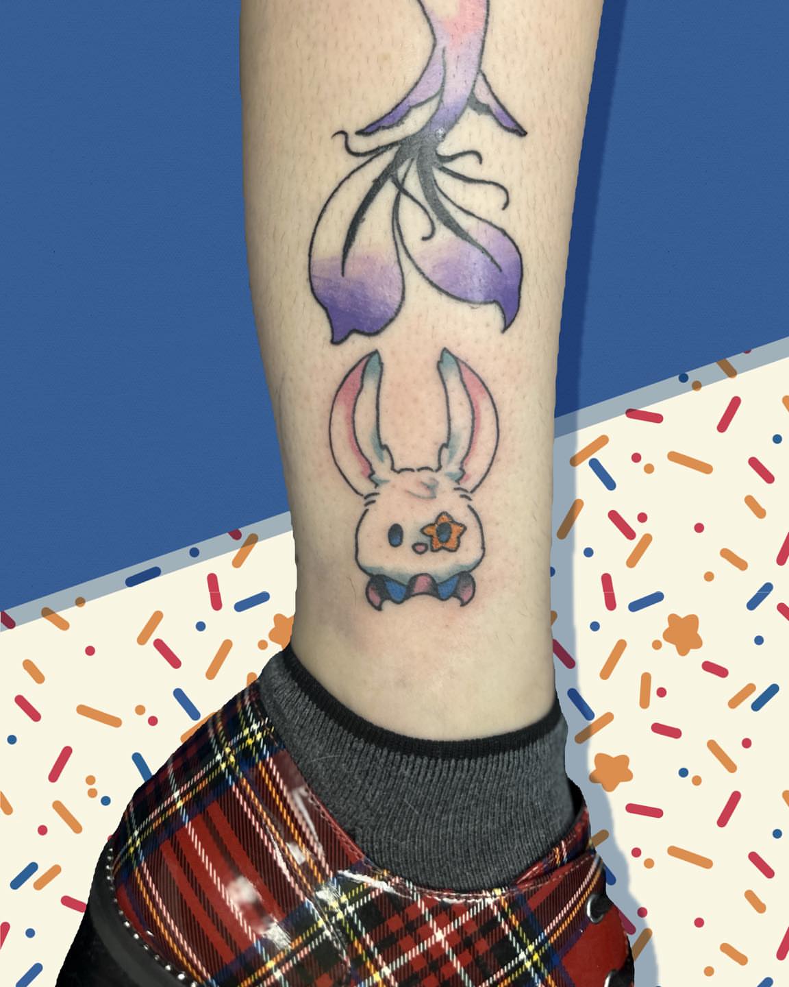 Tattoo by @dungeonfern โ watercolor