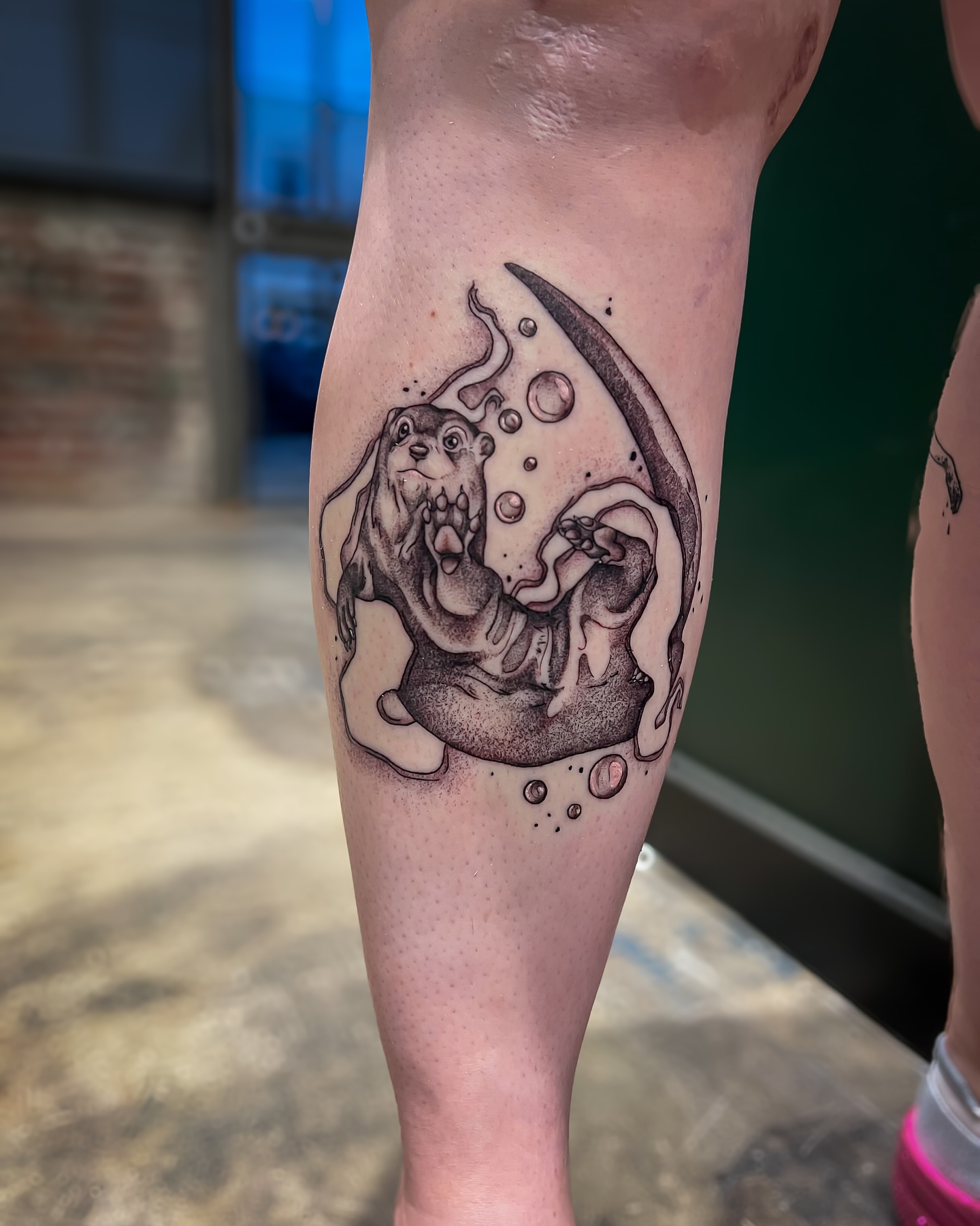 Tattoo by @reaganinks — dotwork