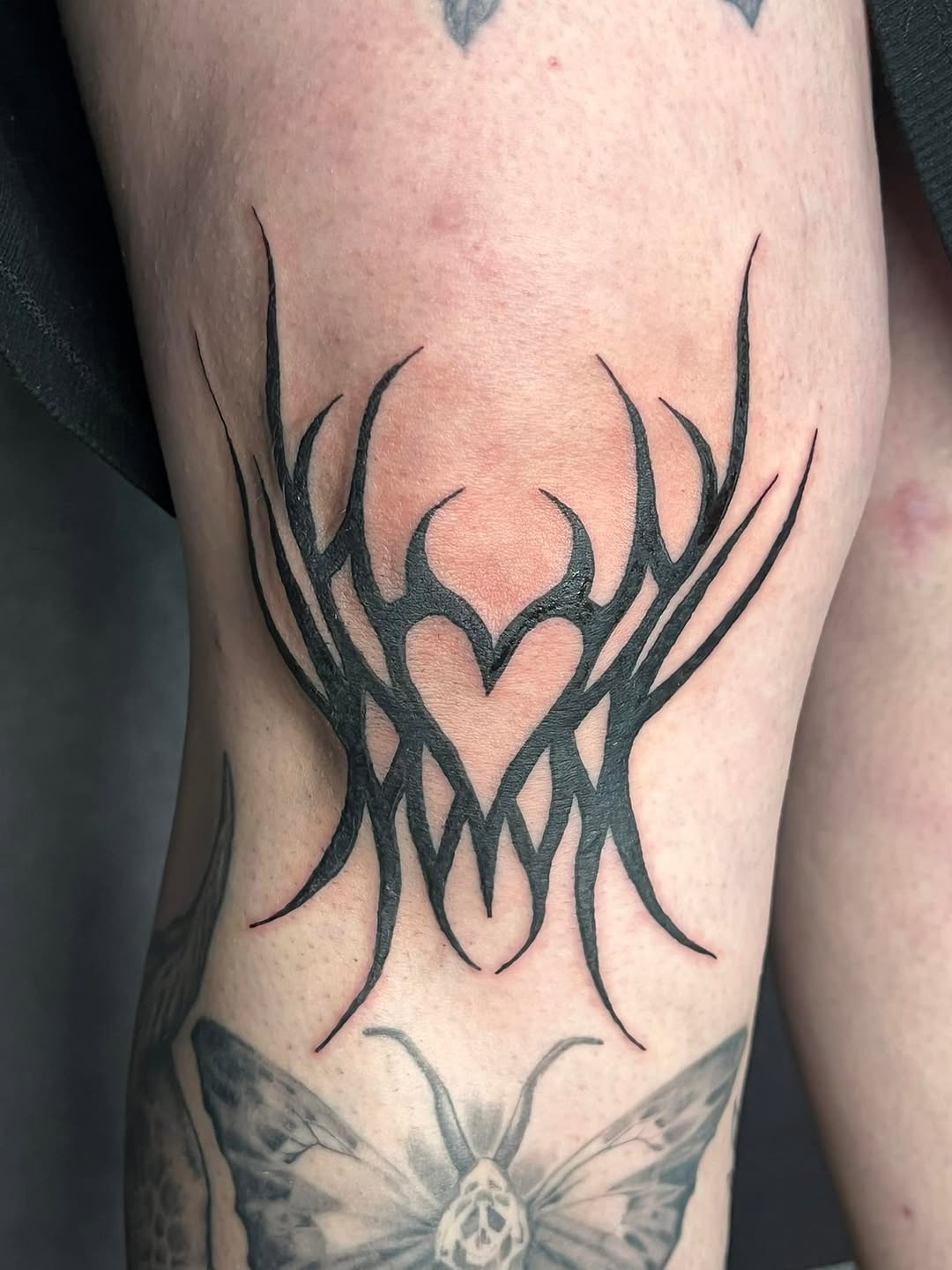 Tattoo by @oddratink — tribal, blackwork
