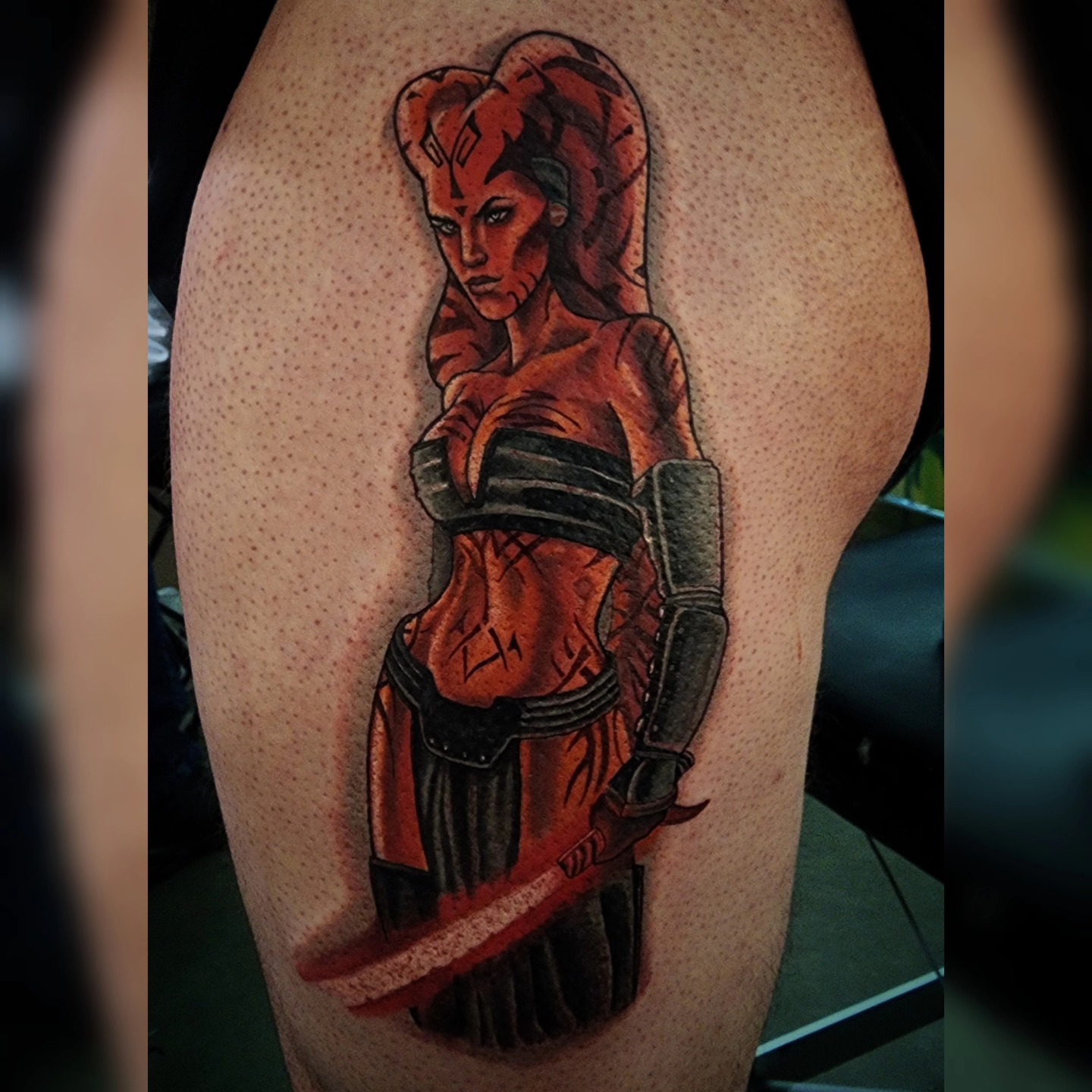Tattoo by @kreativejuices13 — realism, anime