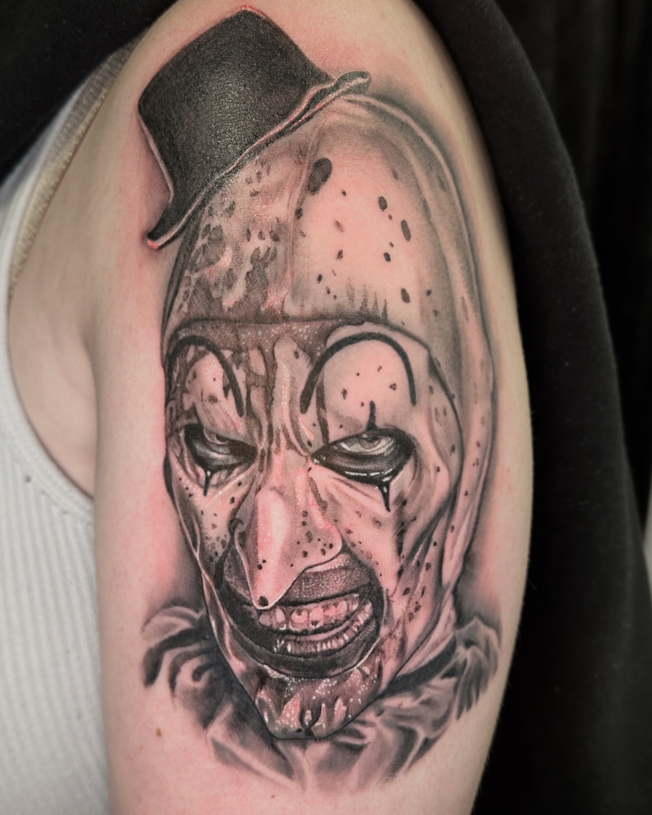 Tattoo by @jesustattoos — realism, dark_realism