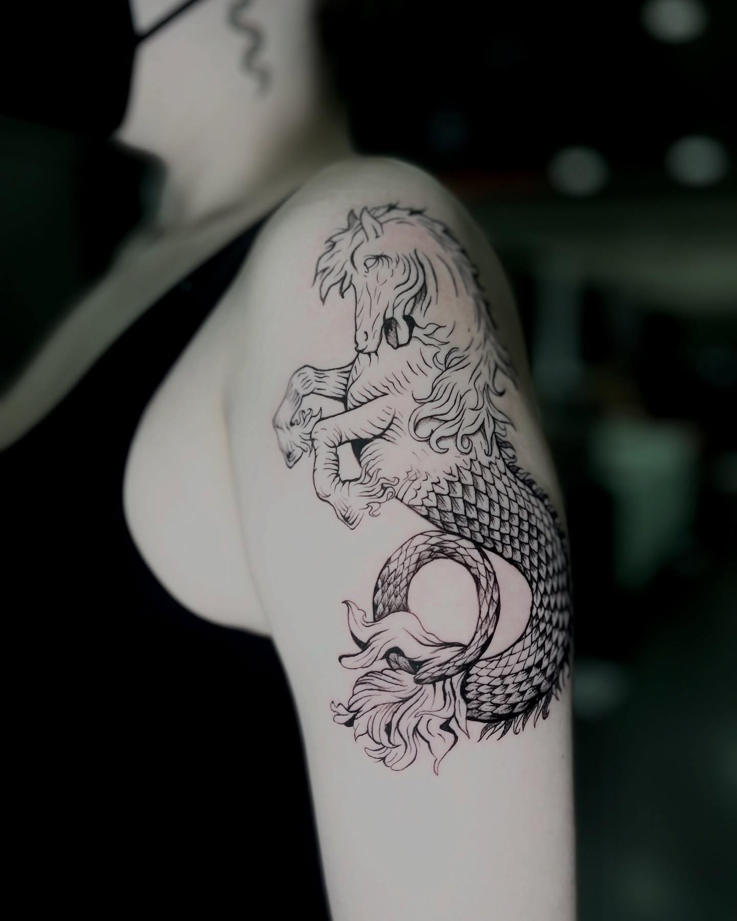 Tattoo by @lalex.tattoo — black_and_grey