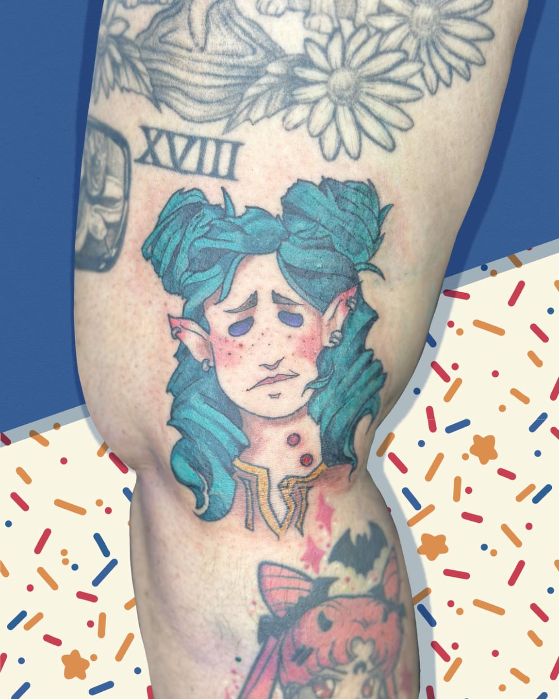 Tattoo by @dungeonfern โ neo_traditional