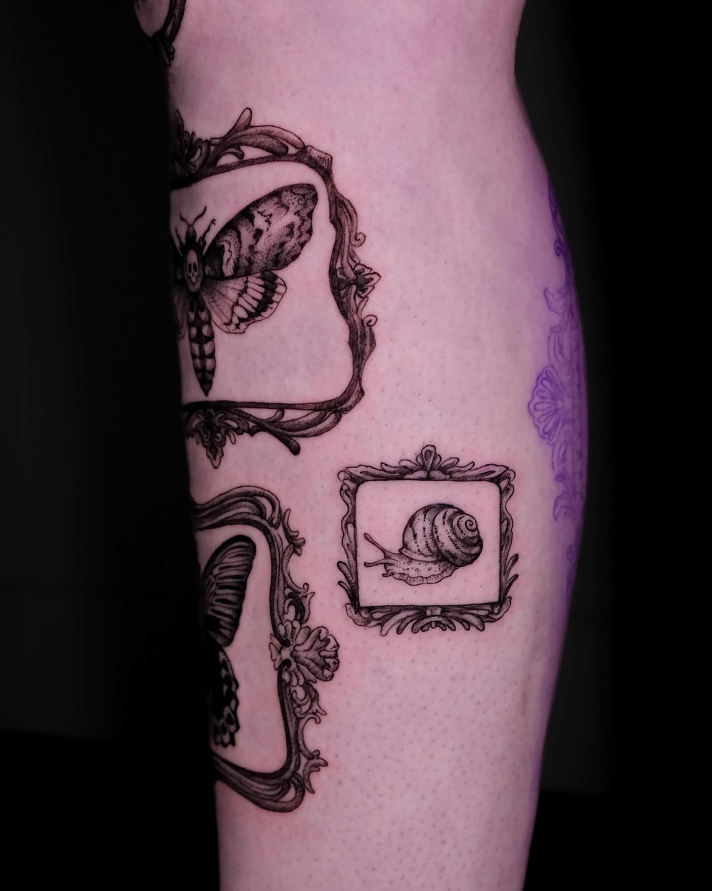 Tattoo by @fortytwojudges — black_and_grey