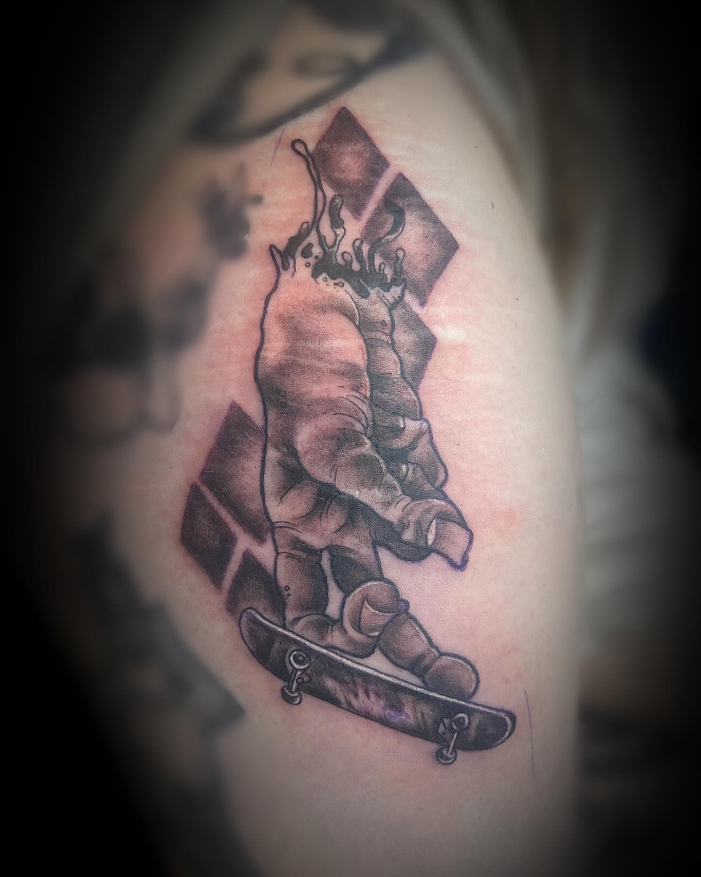 Tattoo by @seaninyourhead — realism, black_and_grey
