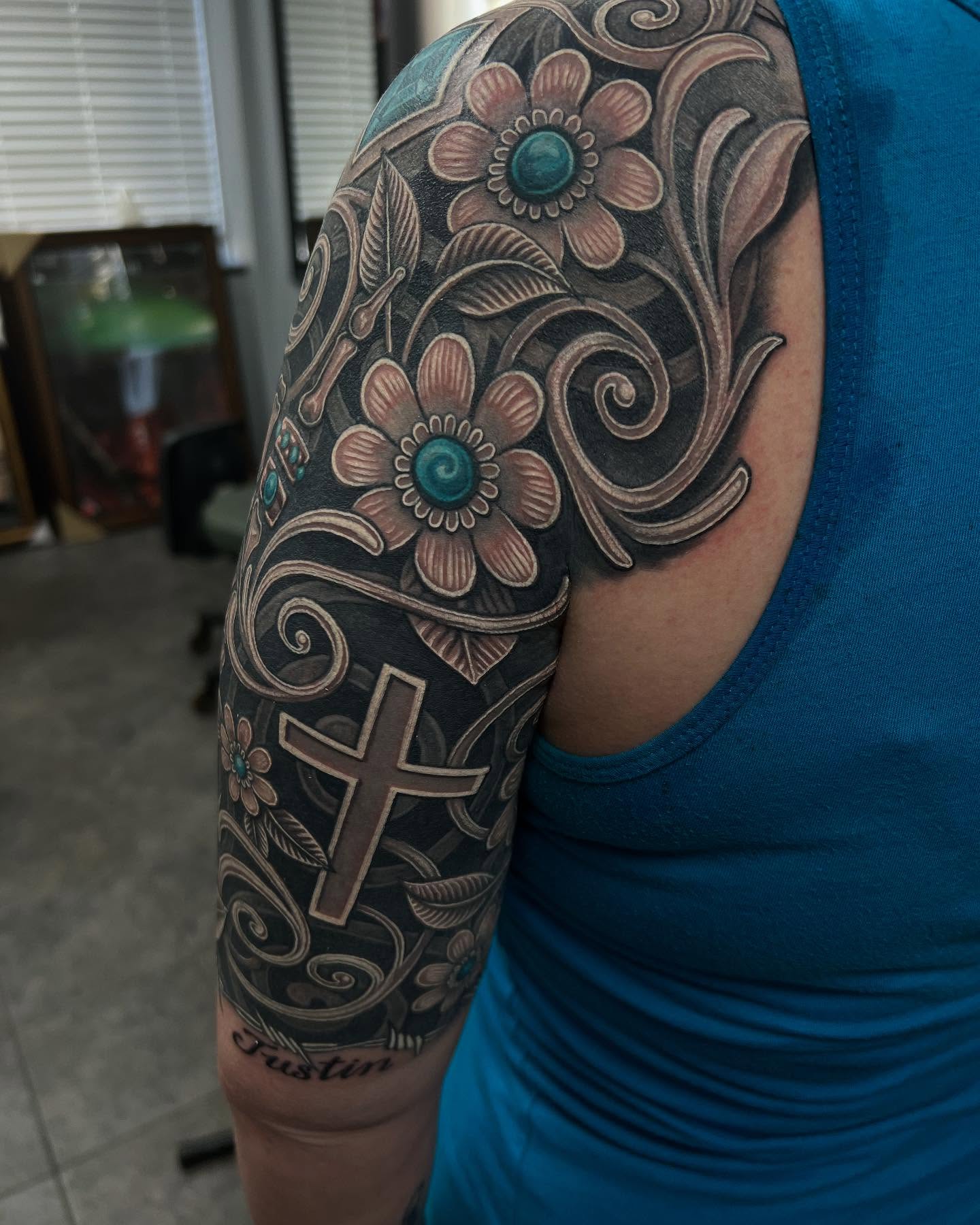 Tattoo by @howboutjesse_tattoos — american_traditional, ornamental