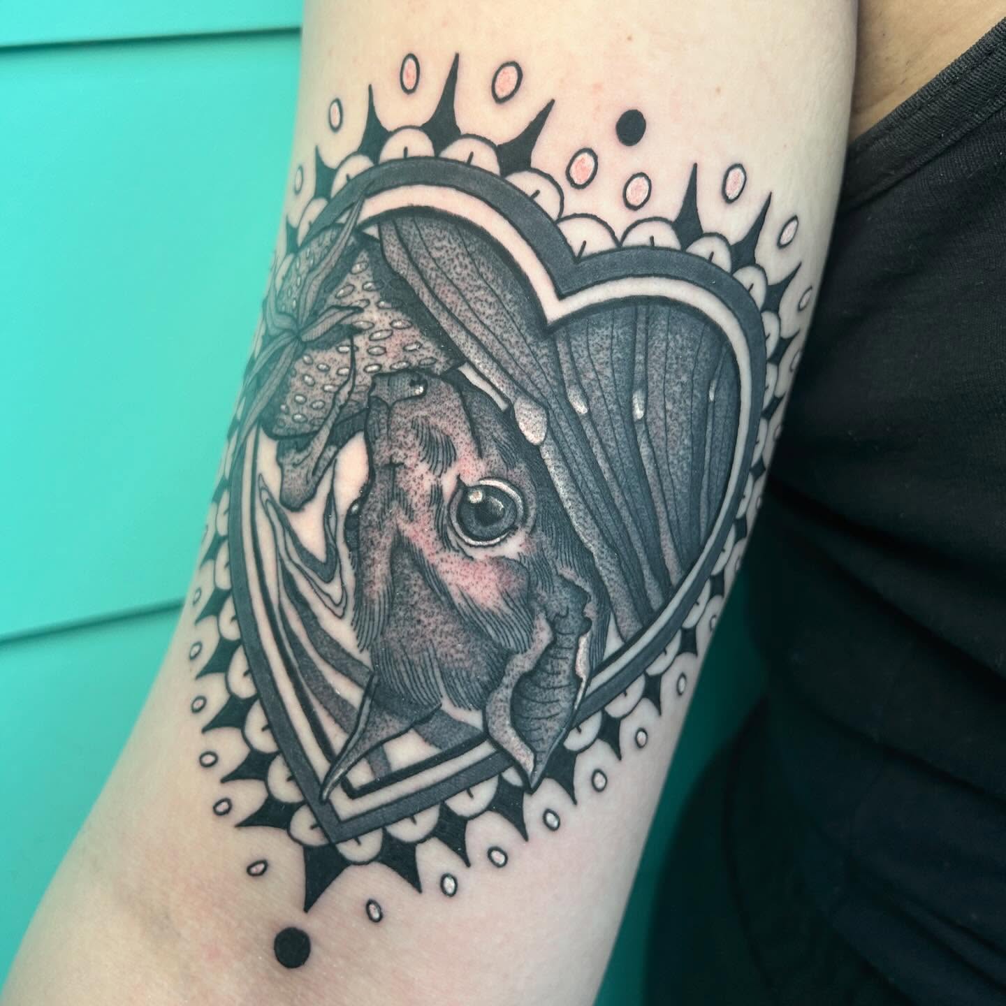 Tattoo by @catzilla_tattoos — black_and_grey, realism