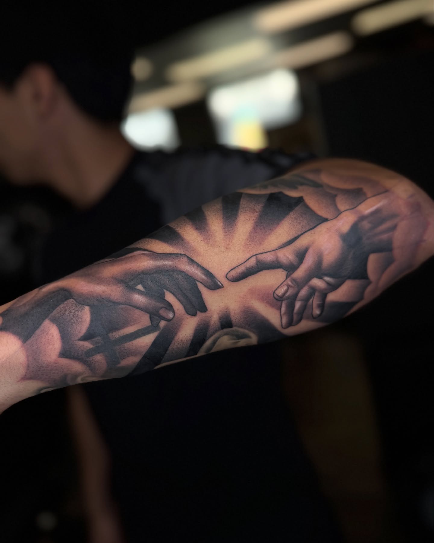 Tattoo by @suave.serg714 β realism, black_and_grey