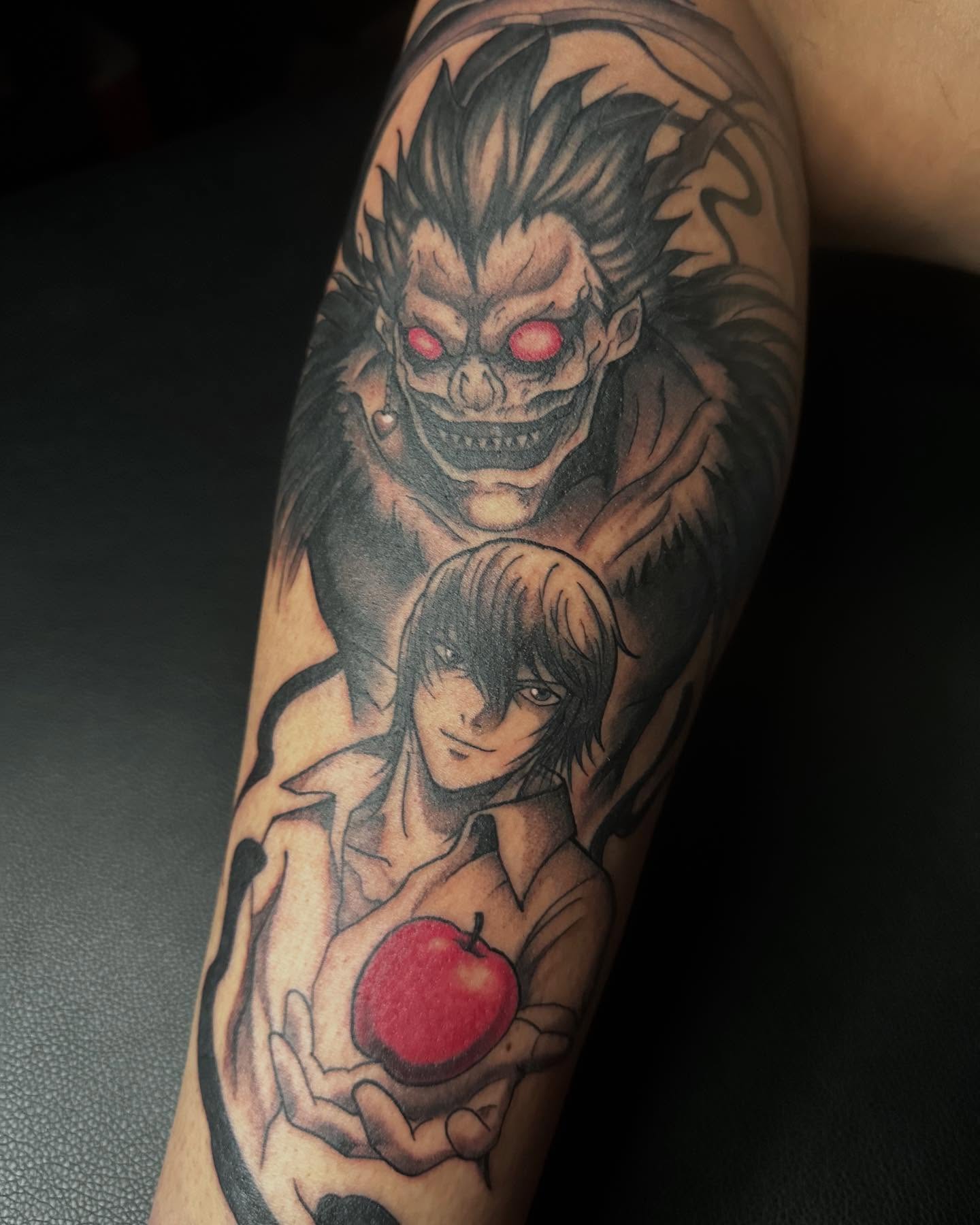 Tattoo by @deaddfred — anime, realism