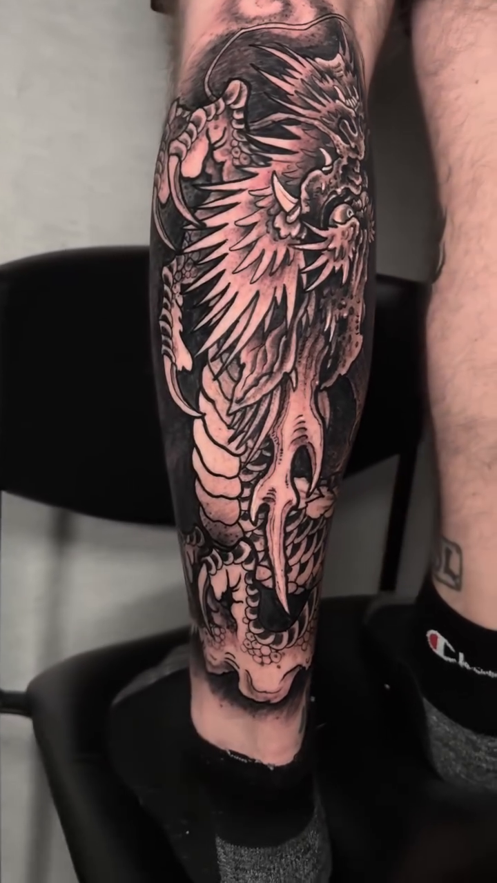 Dragon japanese irezumi tattoo by 𝙉𝙄𝘾𝙆 𝘾𝘼𝙍𝙐𝙎𝙊, New York, New York