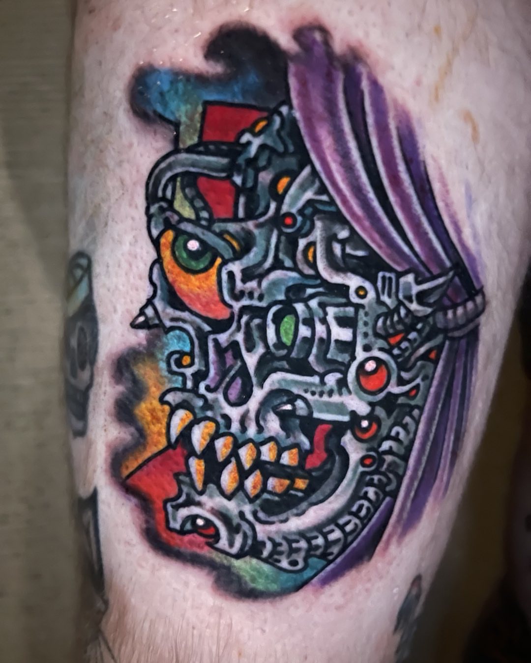 Tattoo by @mikewilsontattoo — geometric, new_school