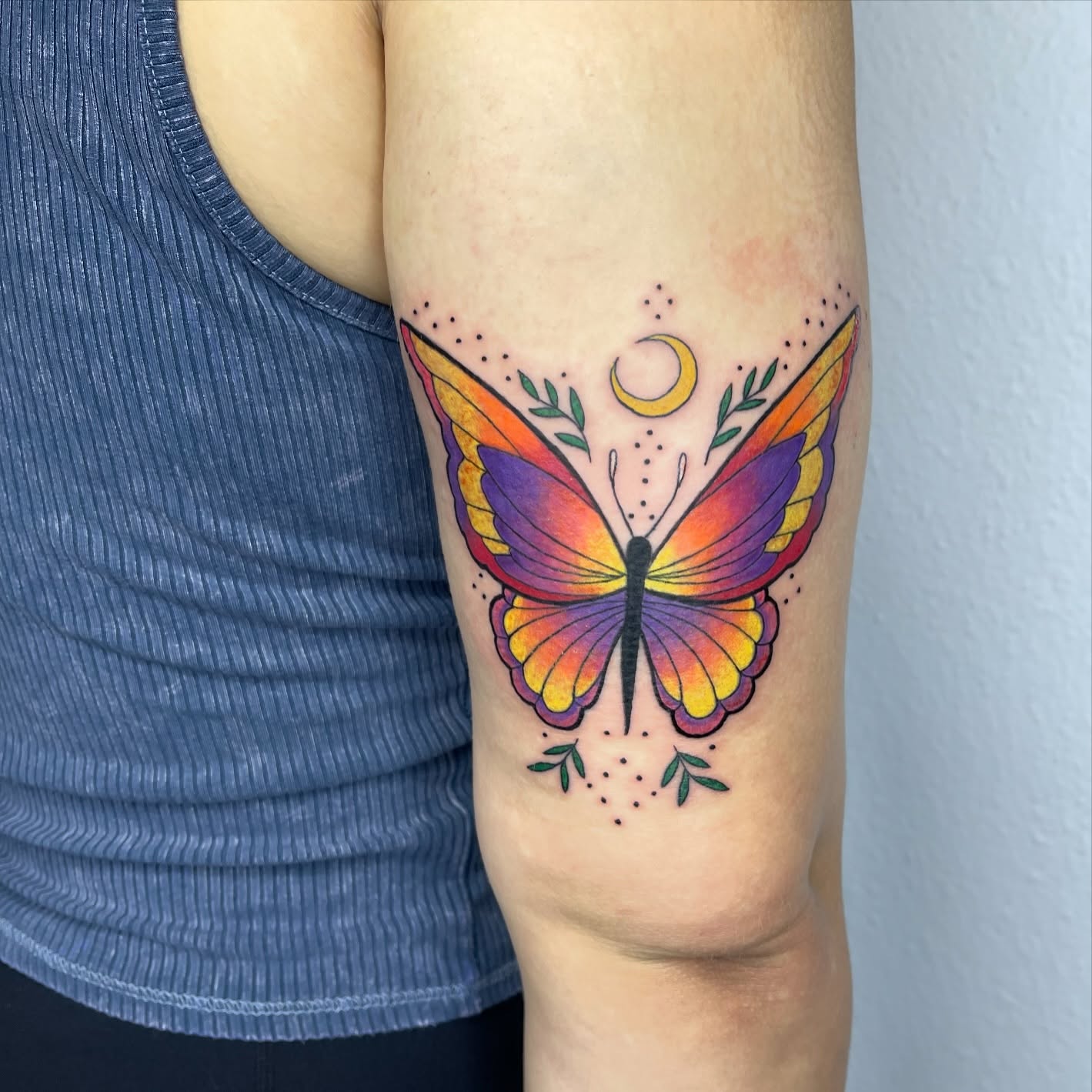 Tattoo by @milkas_tatt2 β dotwork, new_school