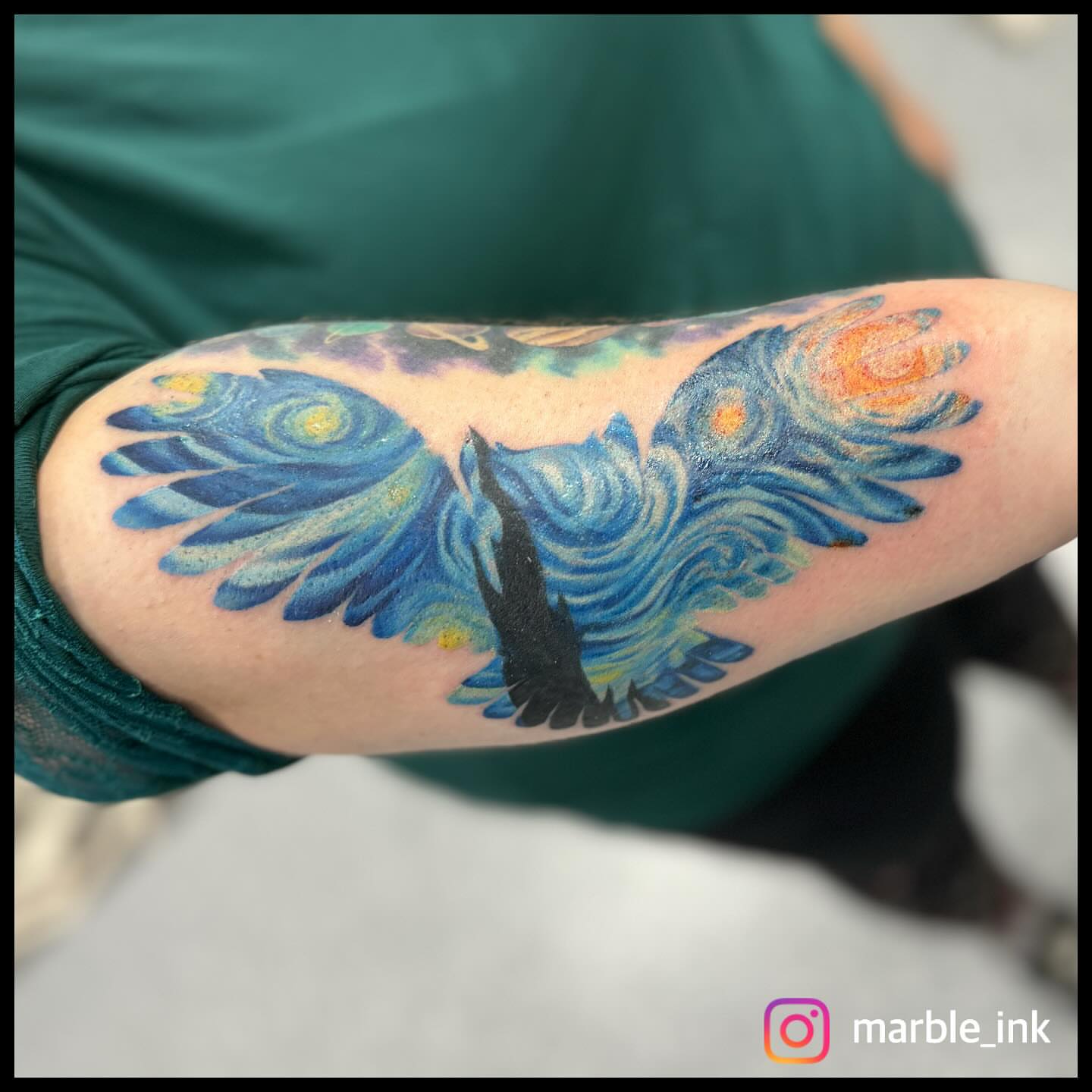 Tattoo by @marble_ink — new_school, watercolor