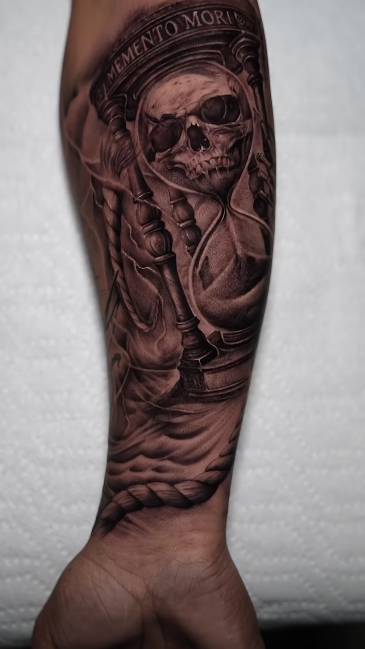 Tattoo by @dead_im_sure — realism, black_and_grey