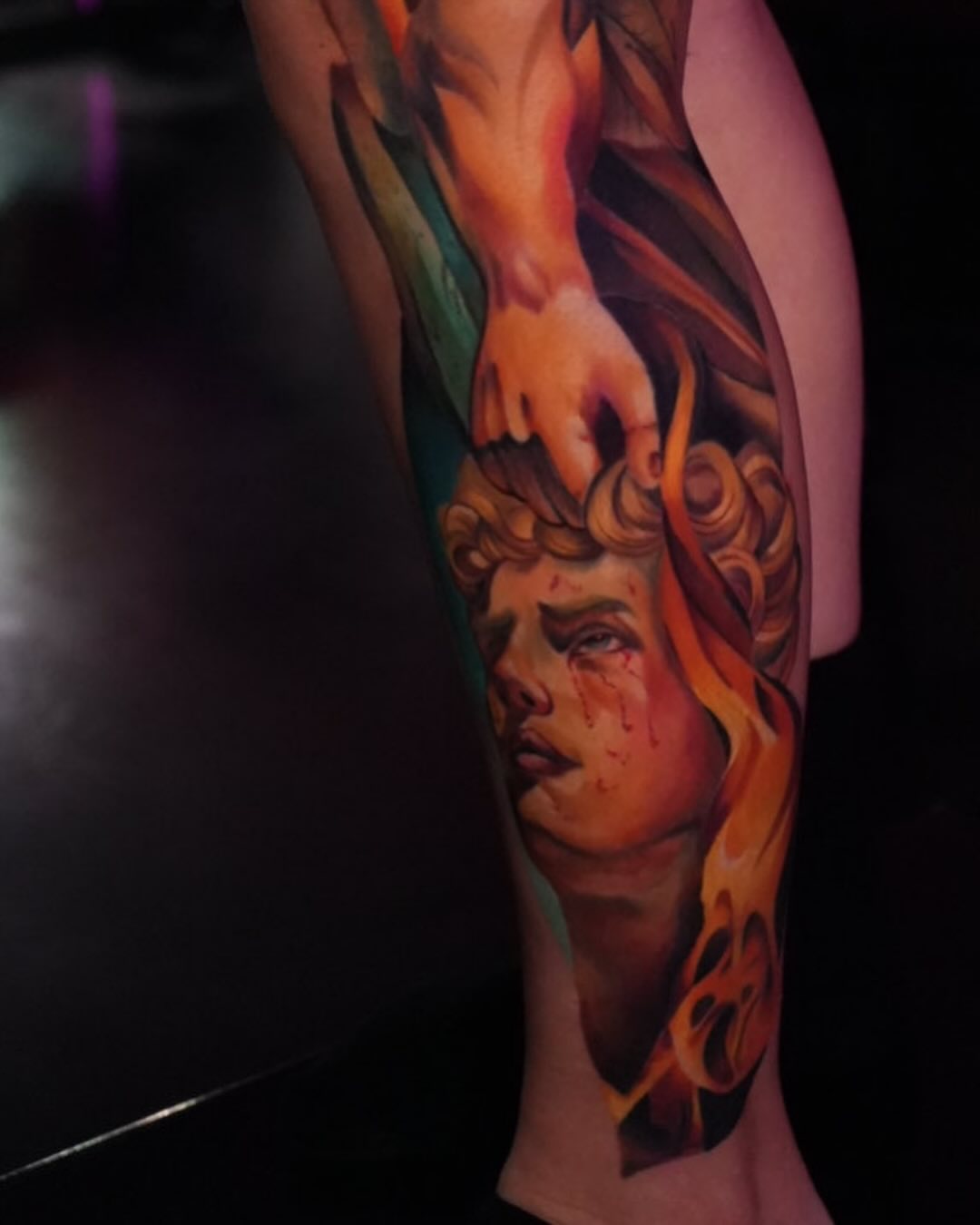 Tattoo by @changootattoo — realism, dark_realism