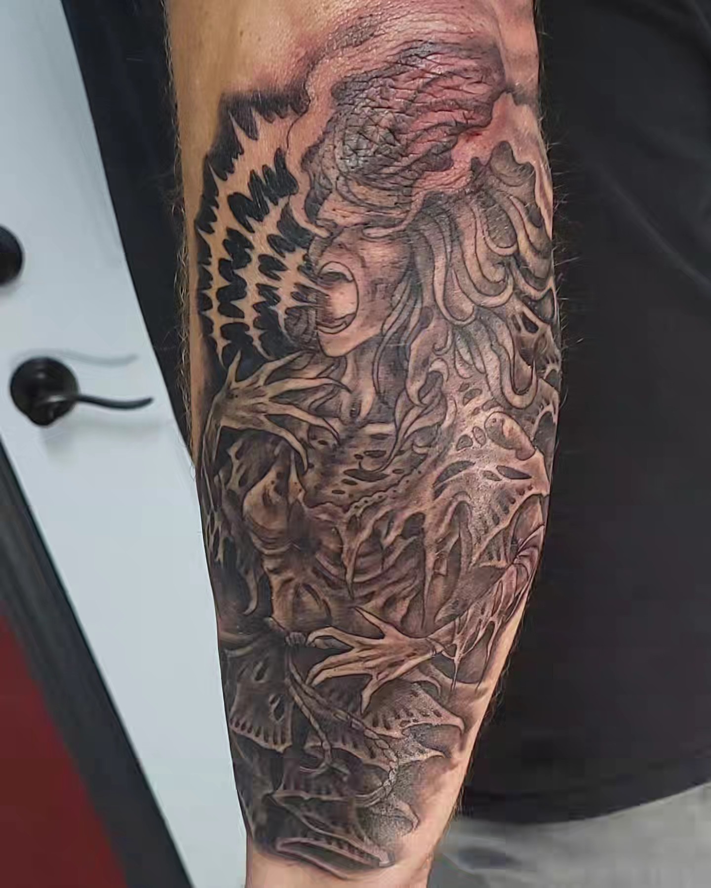 Tattoo by @austinberrytattoos — dark_realism